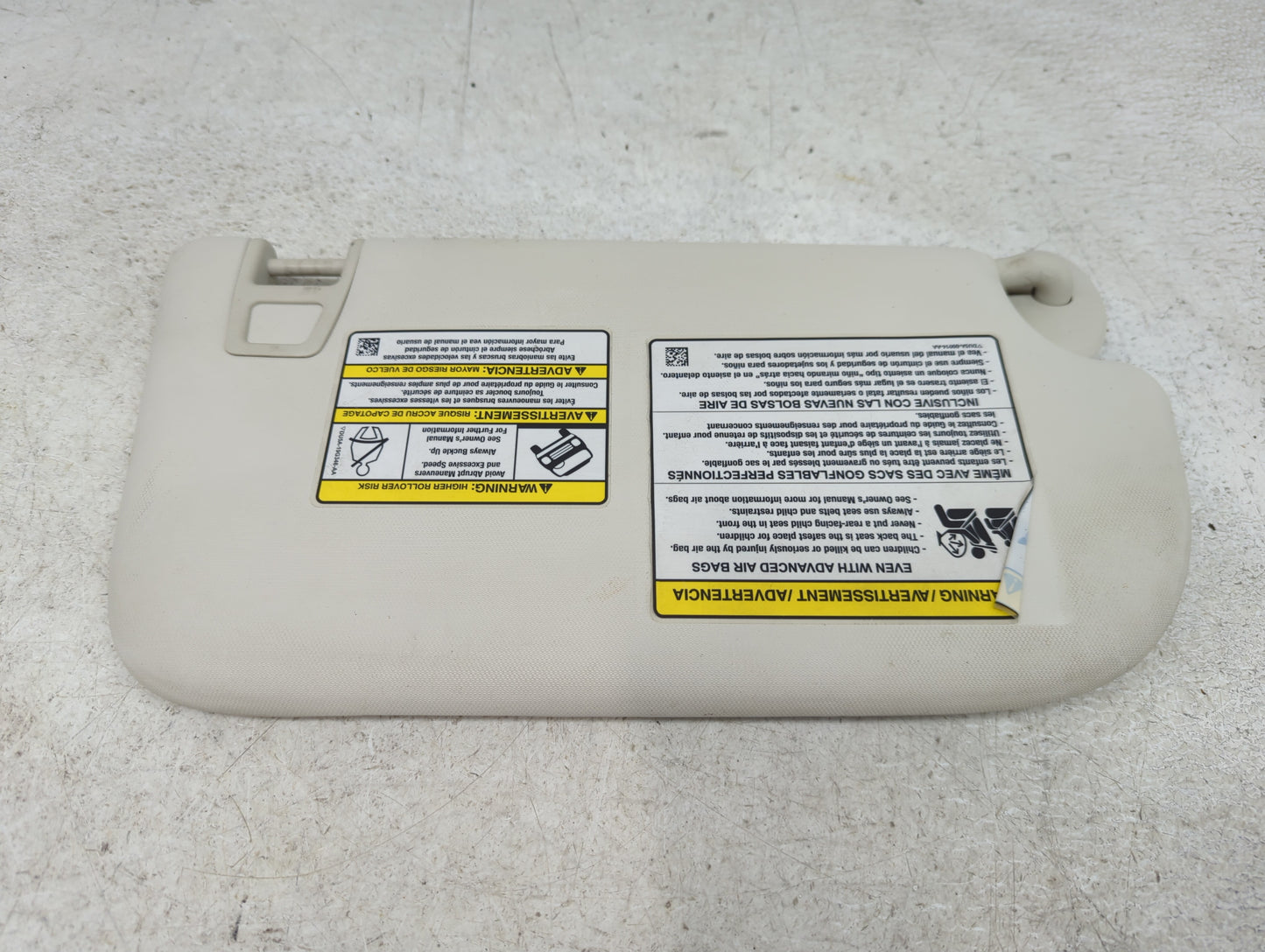 2013-2019 Ford Escape Sun Visor Shade Replacement Driver Left Mirror Fits Fits 2013 2014 2015 2016 2017 2018 2019 OEM Used A