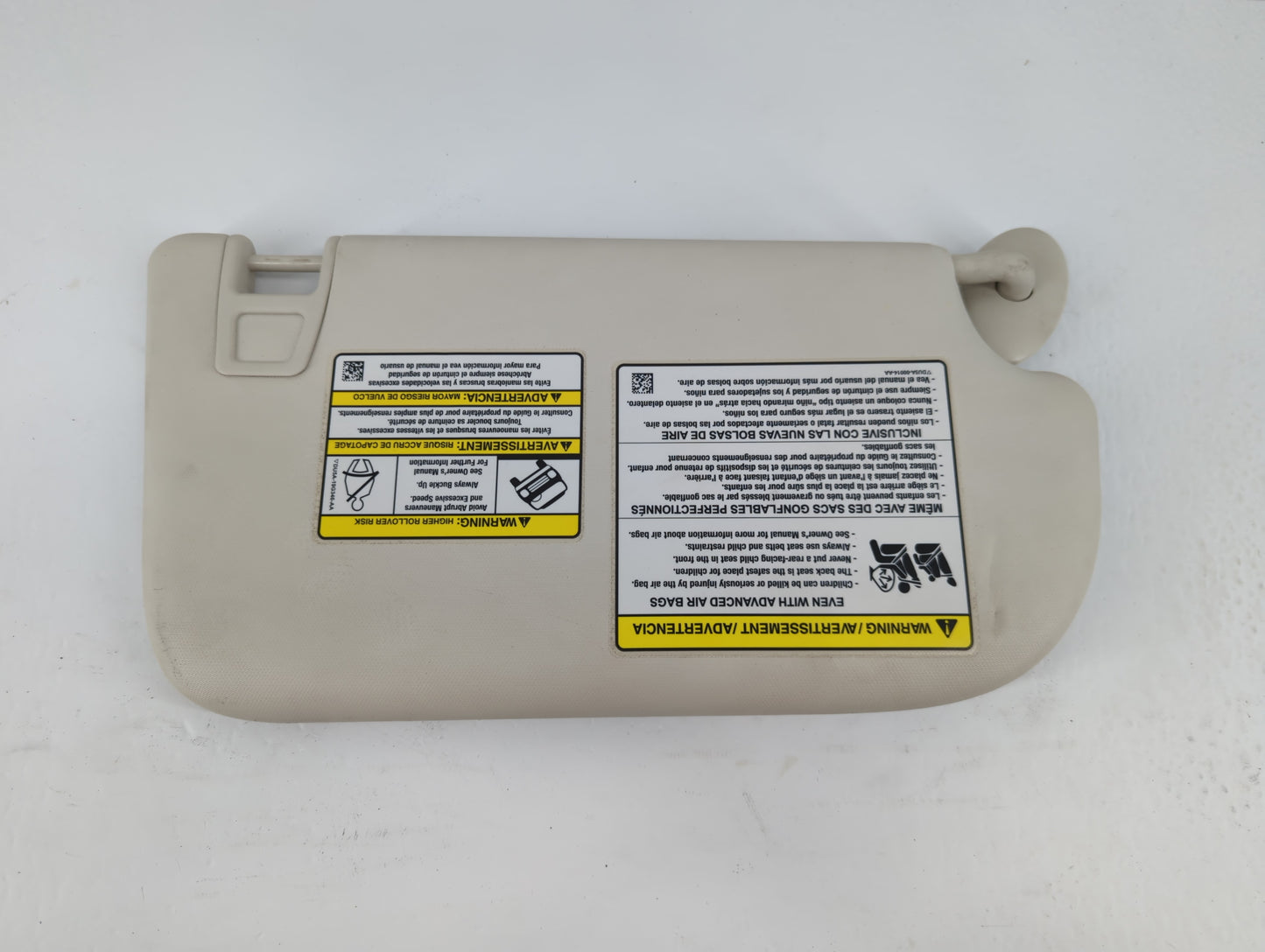 2013-2019 Ford Escape Sun Visor Shade Replacement Driver Left Mirror Fits Fits 2013 2014 2015 2016 2017 2018 2019 OEM Used A
