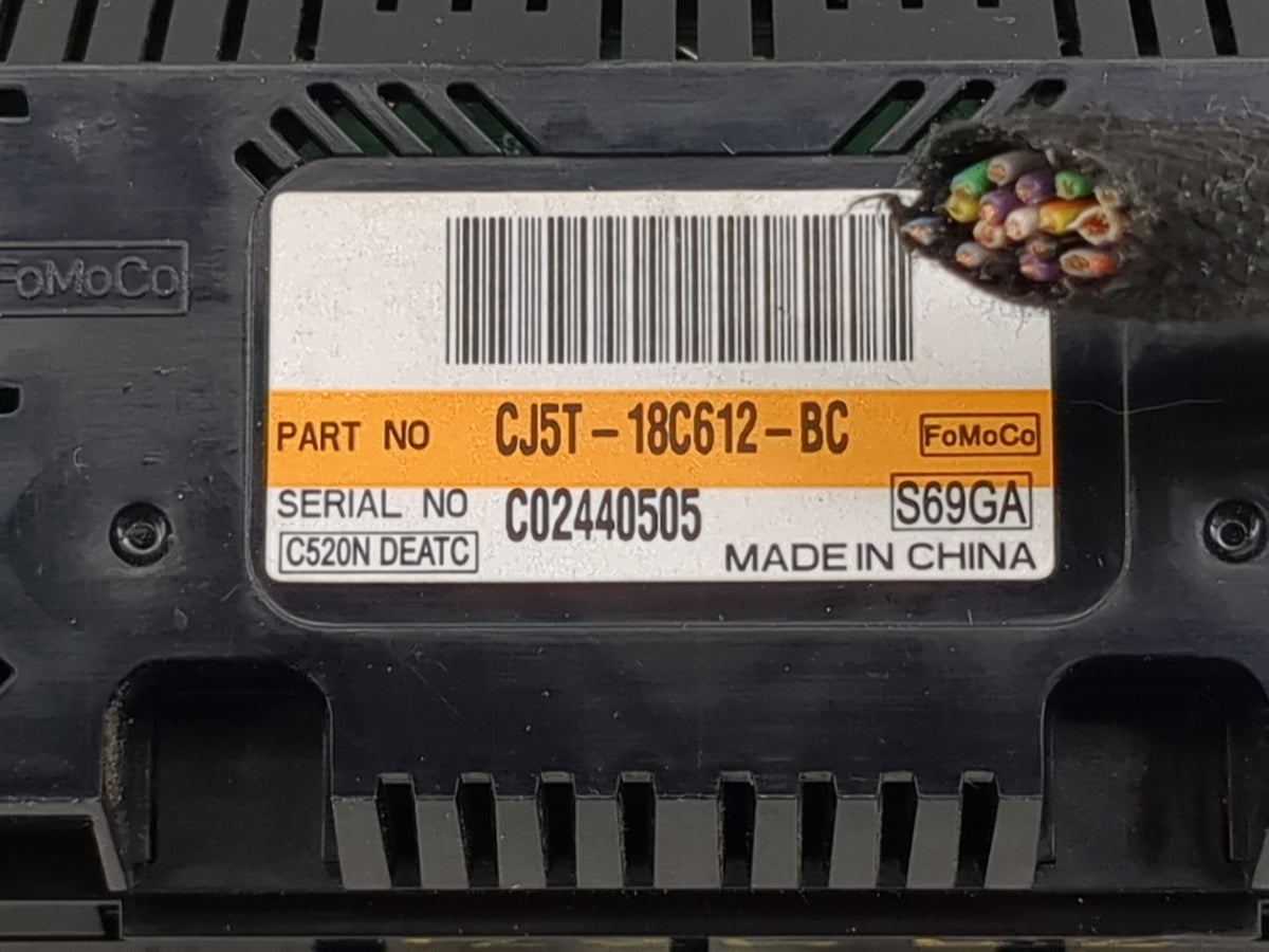 2013-2015 Ford Escape Climate Control Module Temperature AC/Heater Replacement P/N:CJ5T-18C612-BC Fits Fits 2013 2014 2015 O