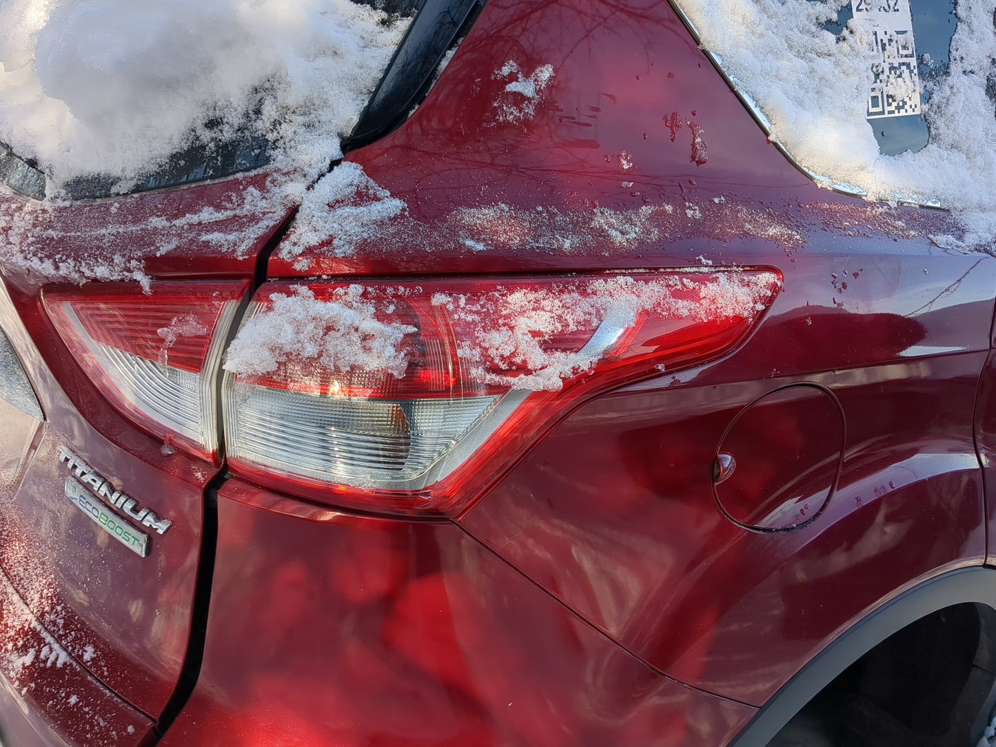 2013-2016 Ford Escape Tail Light Assembly Passenger Right OEM Fits Fits 2013 2014 2015 2016 OEM Used Auto Parts - Oemusedaut