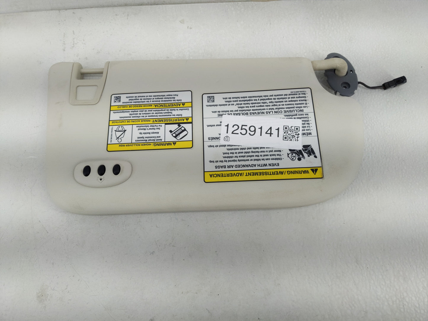 2013-2019 Ford Escape Sun Visor Shade Replacement Driver Left Mirror Fits Fits 2013 2014 2015 2016 2017 2018 2019 OEM Used A