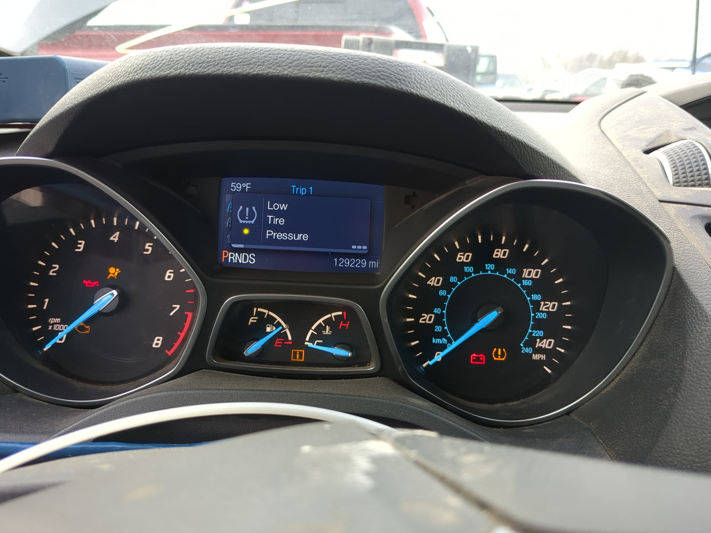 2013-2014 Ford Escape Instrument Cluster Speedometer Gauges Fits Fits 2013 2014 OEM Used Auto Parts - Oemusedautoparts1.com
