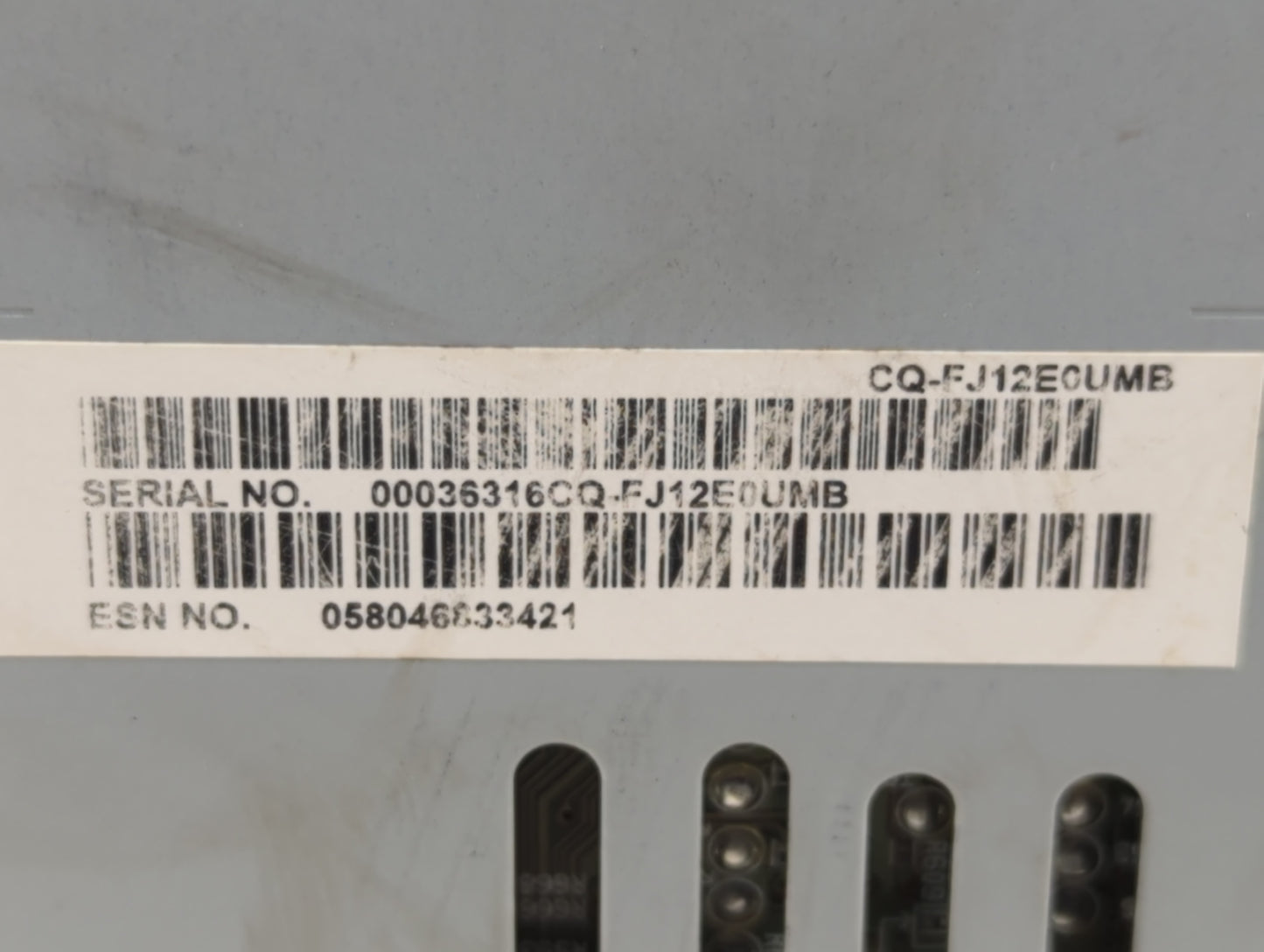 2013-2015 Ford Escape Radio AM FM Cd Player Receiver Replacement P/N:CJ5T-19C107-AH Fits Fits 2013 2014 2015 OEM Used Auto P