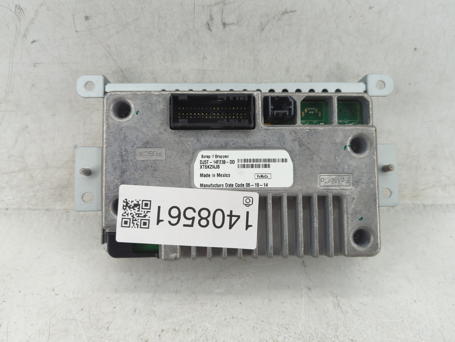 2013-2016 Ford Escape Radio AM FM Cd Player Receiver Replacement P/N:DJ5T-14F239-DD Fits Fits 2013 2014 2015 2016 OEM Used A