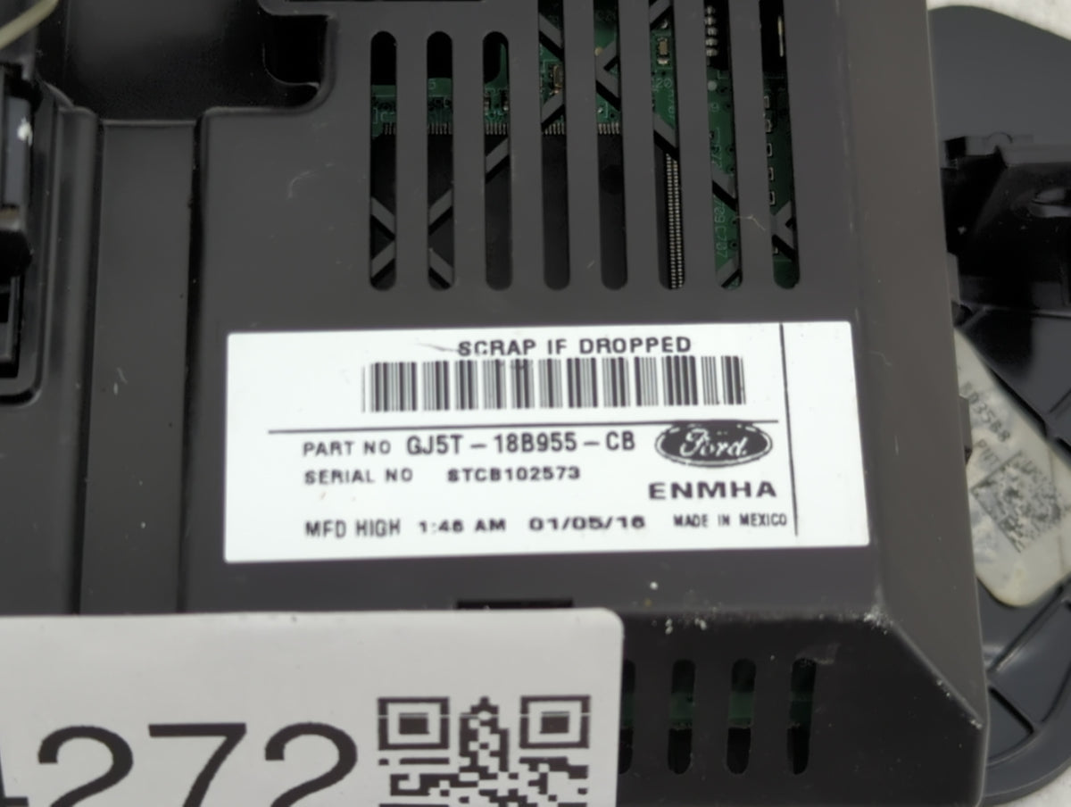 2013-2016 Ford Escape Information Radio Display Screen 1434272 - Oemusedautoparts1.com