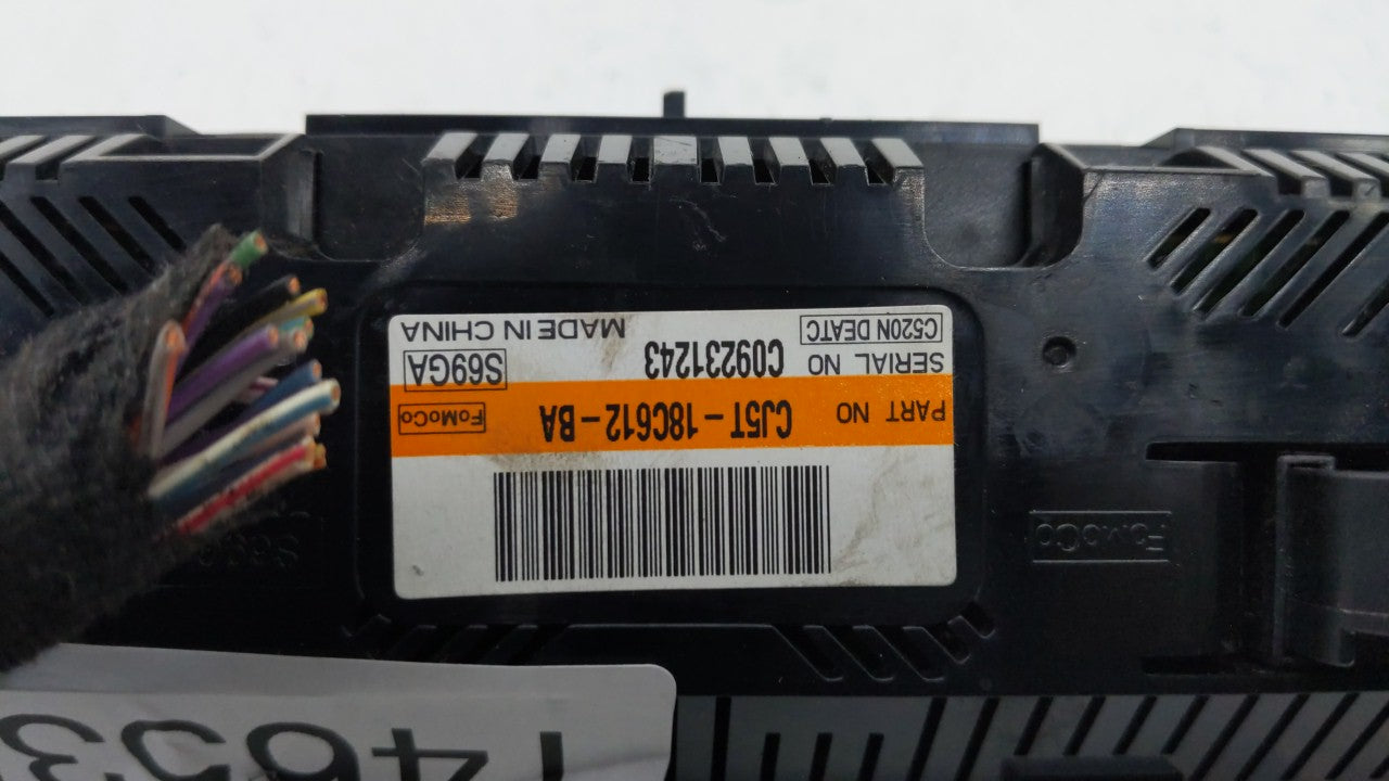 2013-2015 Ford Escape Climate Control Module Temperature AC/Heater Replacement P/N:CJ5T-18C612-BA Fits Fits 2013 2014 2015 O