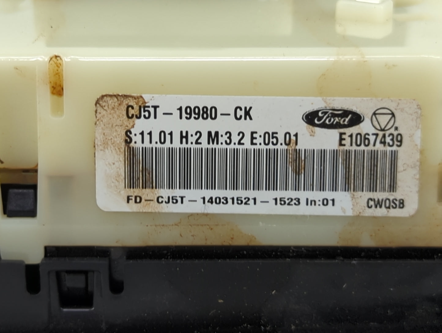 2013-2016 Ford Escape Climate Control Module Temperature AC/Heater Replacement P/N:CJ5T-19980-CK Fits Fits 2013 2014 2015 20