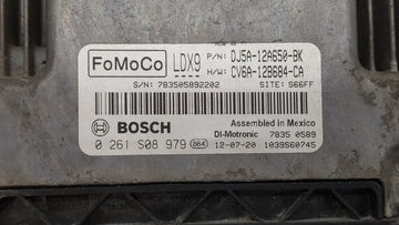 2013-2015 Ford Escape PCM Engine Control Computer ECU ECM PCU OEM P/N:DJ5A-12A650-ABB FJ5A-12A650-DC Fits Fits 2013 2014 2015 OEM Used Auto Parts
