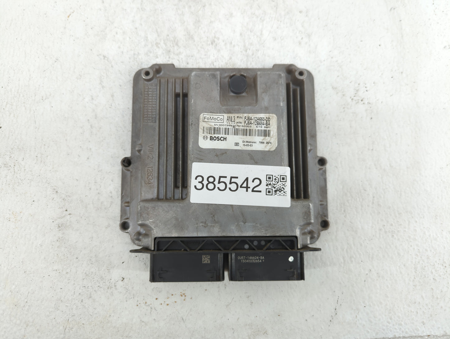 2013-2015 Ford Escape PCM Engine Control Computer ECU ECM PCU OEM P/N:FJ5A-12A650-DD FJ5A-12A650-ED Fits Fits 2013 2014 2015