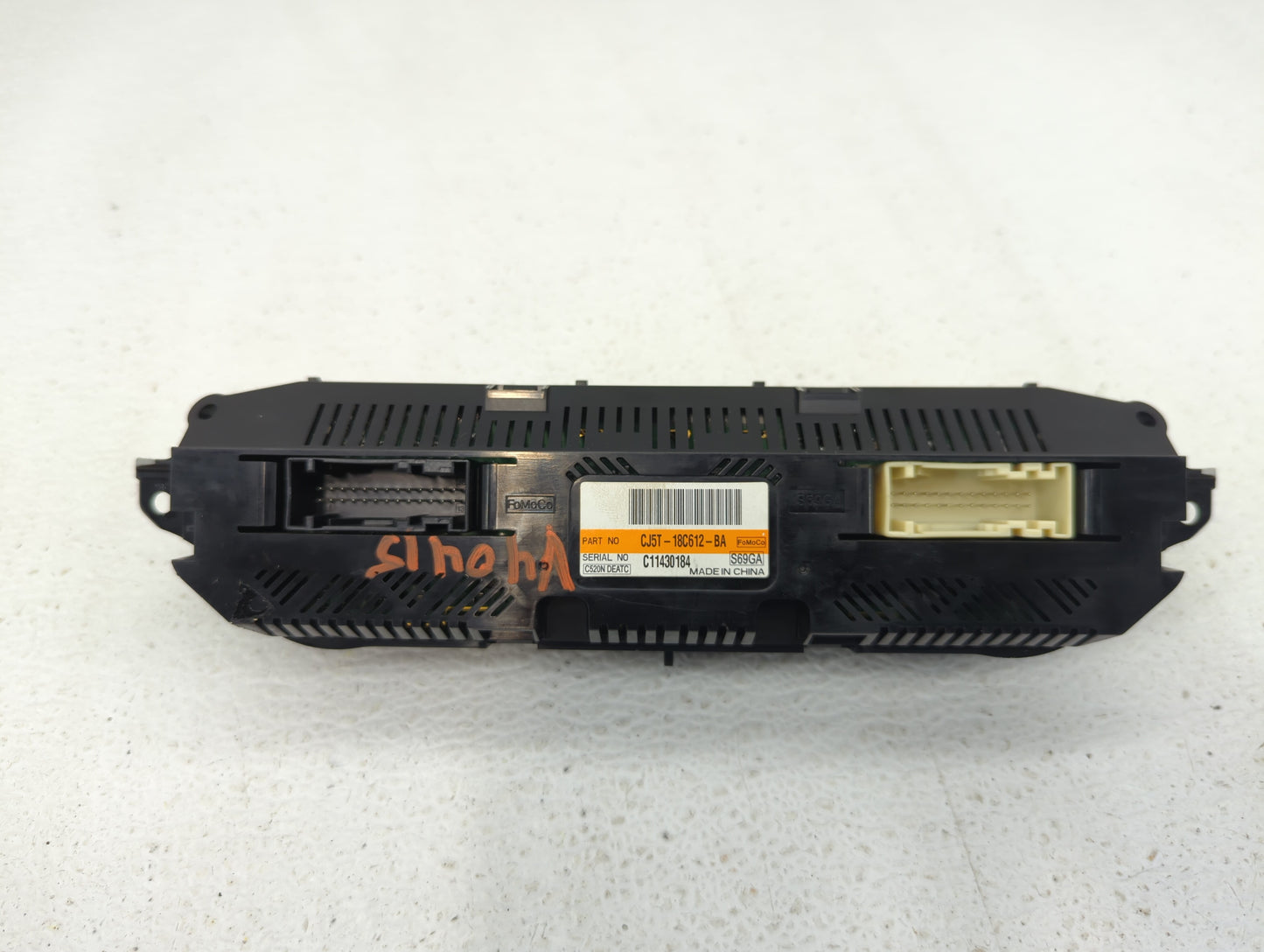 2013-2015 Ford Escape Climate Control Module Temperature AC/Heater Replacement P/N:CJ5T-18C612-AE CJ5T-18C612-BC Fits OEM Us