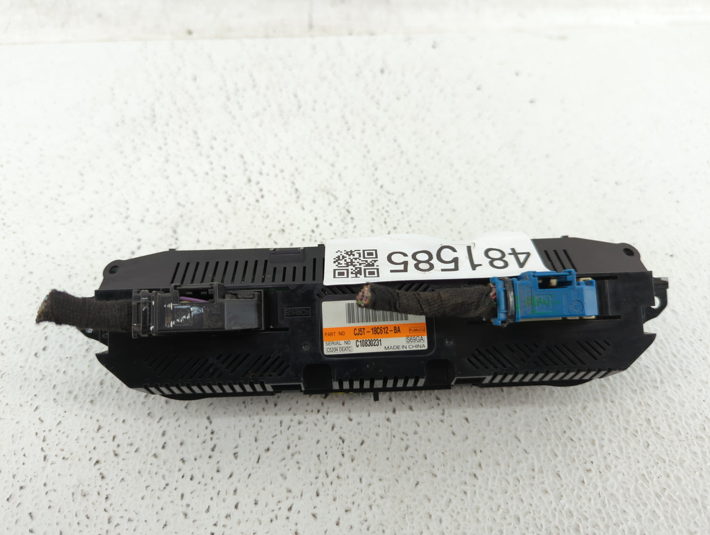 2013-2015 Ford Escape Climate Control Module Temperature AC/Heater Replacement P/N:CJ5T-18C612-BA CJ5T-18C612-BC Fits OEM Us