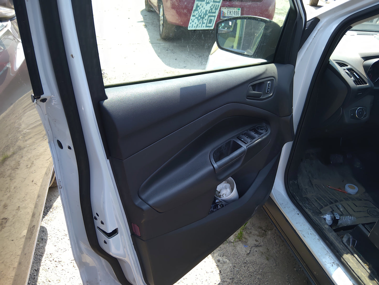 2014 Ford Escape Front Left Driver Interior Door Panel Trim 5036389 - Oemusedautoparts1.com