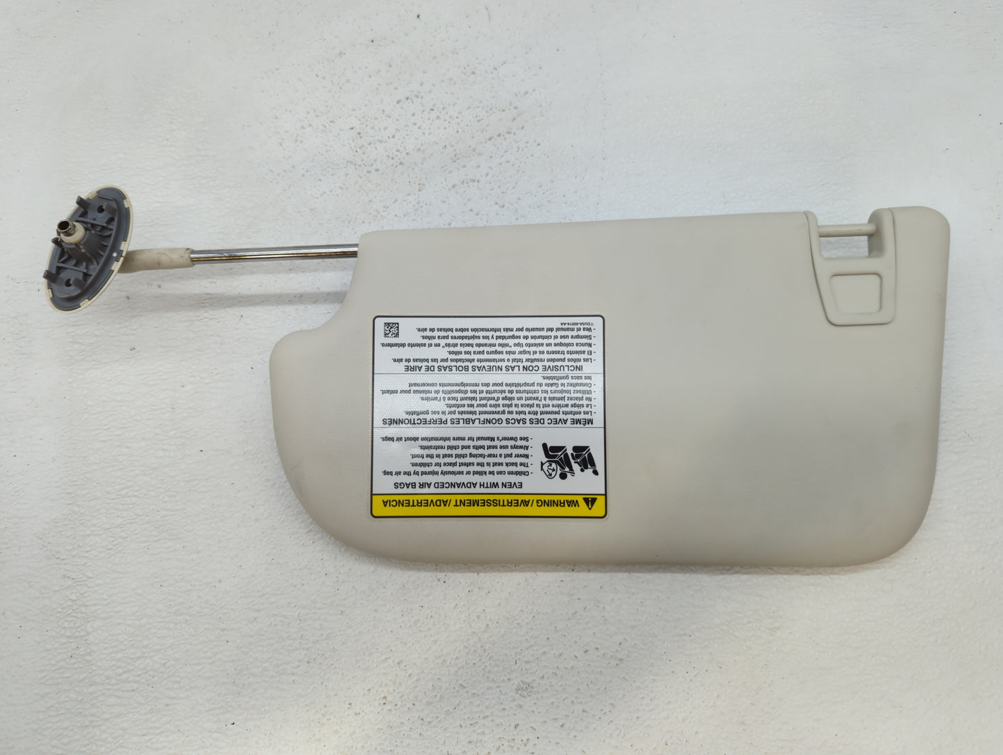 2013-2019 Ford Escape Sun Visor Shade Replacement Passenger Right Mirror Fits Fits 2013 2014 2015 2016 2017 2018 2019 OEM Us