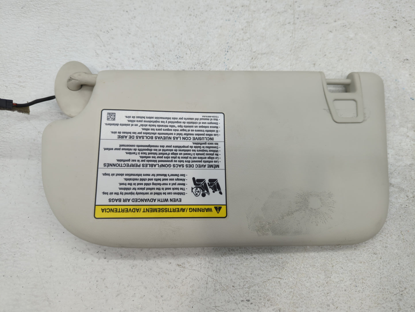 2013-2019 Ford Escape Sun Visor Shade Replacement Passenger Right Mirror Fits Fits 2013 2014 2015 2016 2017 2018 2019 OEM Us