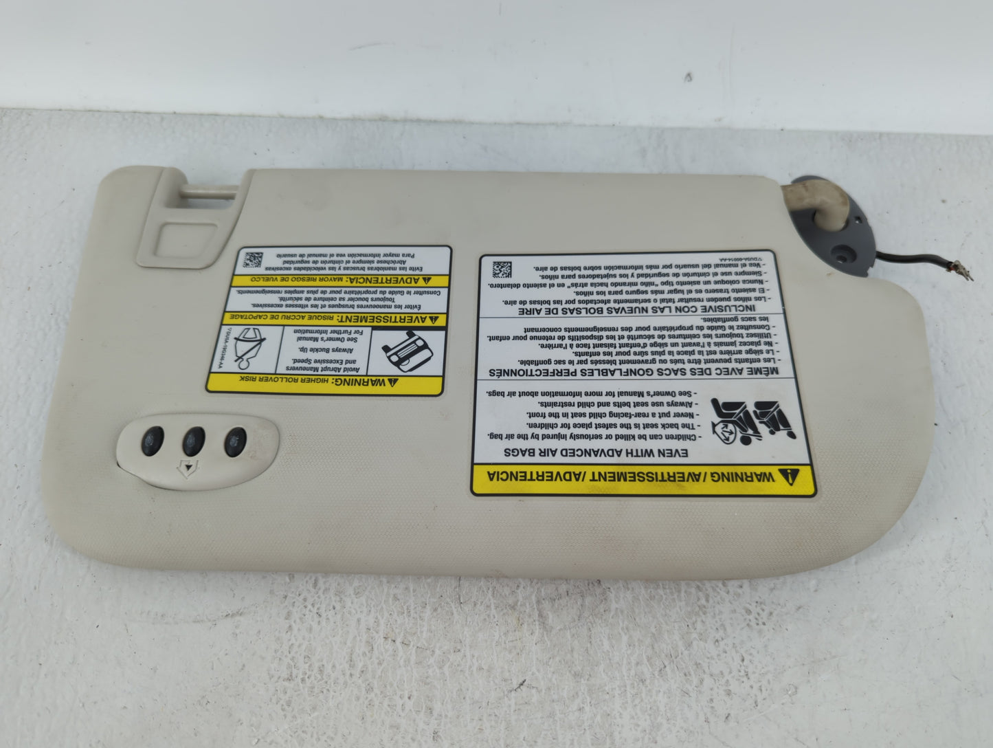 2013-2019 Ford Escape Sun Visor Shade Replacement Driver Left Mirror Fits Fits 2013 2014 2015 2016 2017 2018 2019 OEM Used A