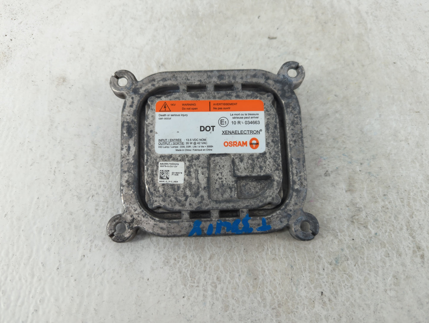 2013-2016 Ford Escape Headlight Ballast Head Light - Oemusedautoparts1.com
