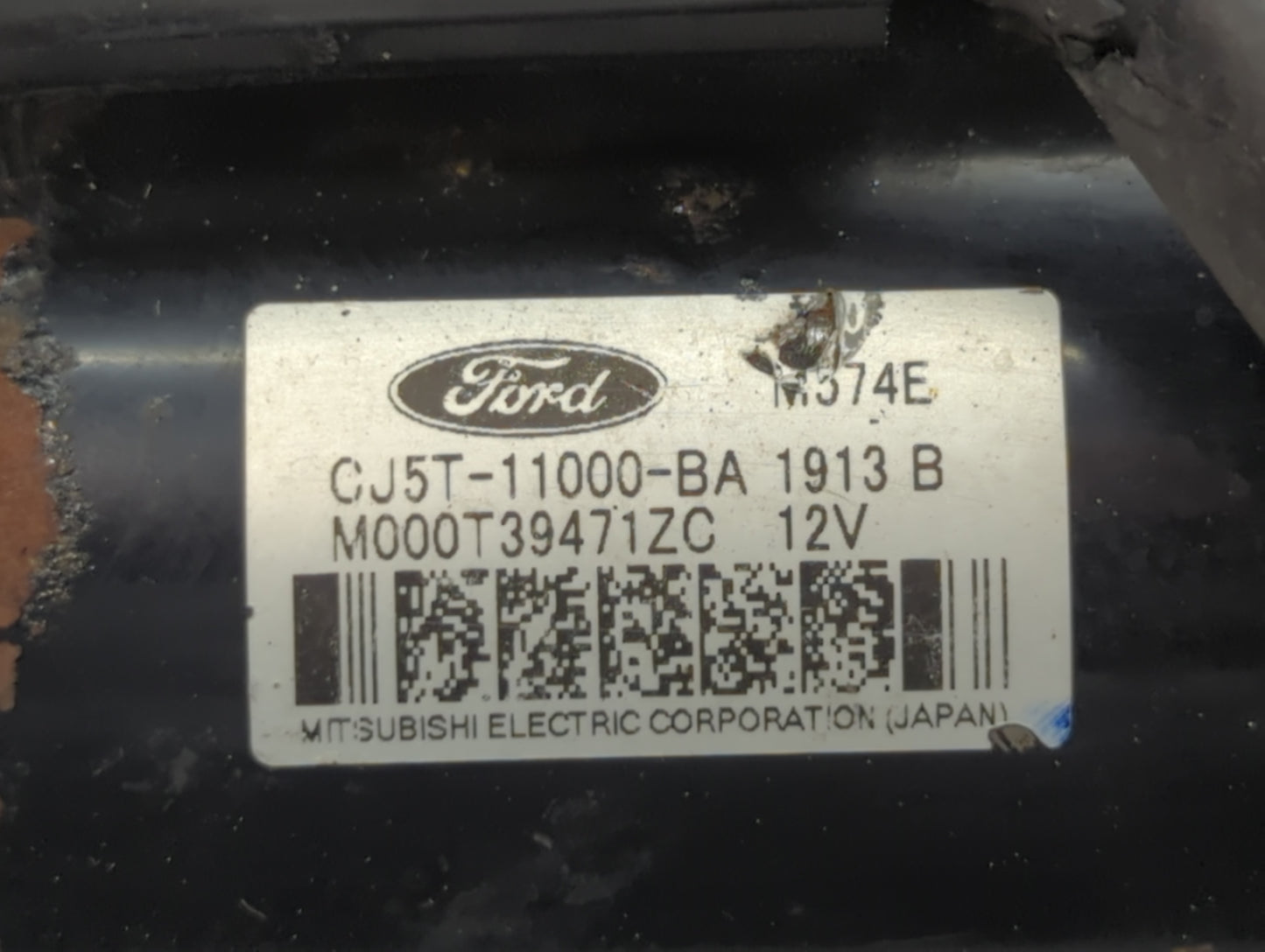 2013-2016 Ford Escape Car Starter Motor Solenoid OEM P/N:M000T3941ZC CJ5T-11000-BA Fits Fits 2013 2014 2015 2016 OEM Used Au