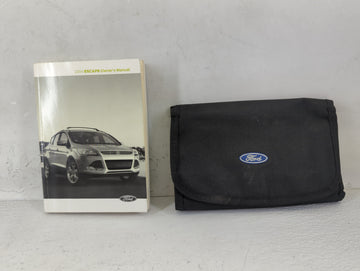 2014 Ford Escape Owners Manual Book Guide P/N:EJ5J 19A321 AB OEM Used Auto Parts