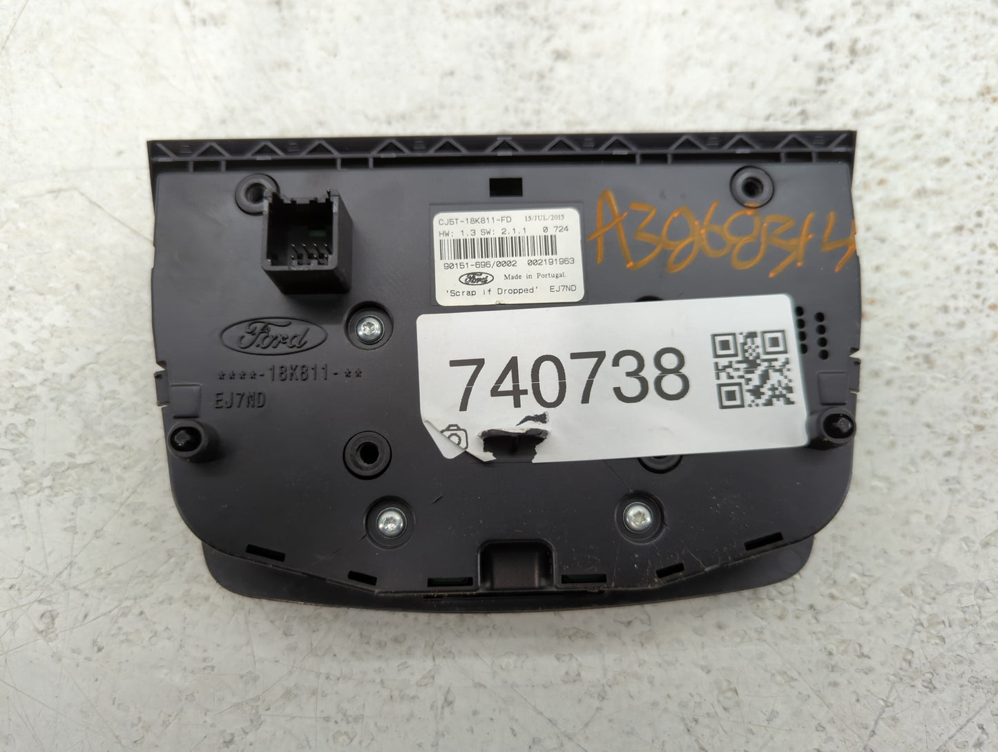 2013-2016 Ford Escape Radio AM FM Cd Player Receiver Replacement P/N:90151-696 CJ5T-18K811-FD Fits Fits 2013 2014 2015 2016