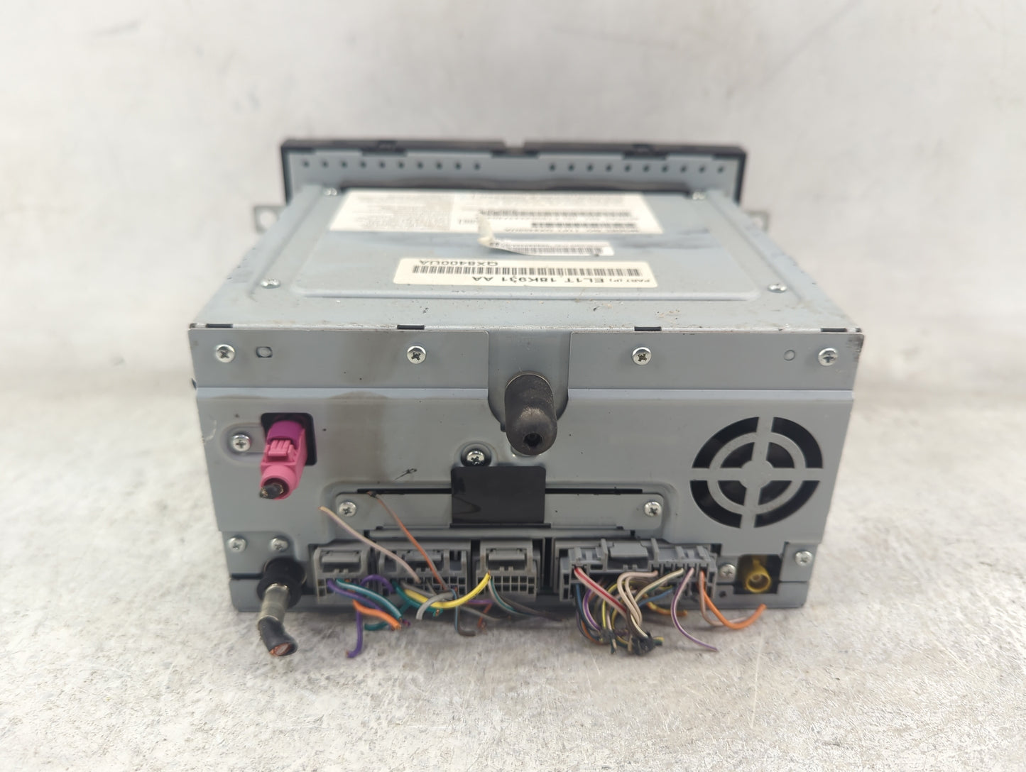 2014 Ford Expedition Radio AM FM Cd Player Receiver Replacement P/N:EL1T 18K931 AA QX8400UA Fits OEM Used Auto Parts - Oemus