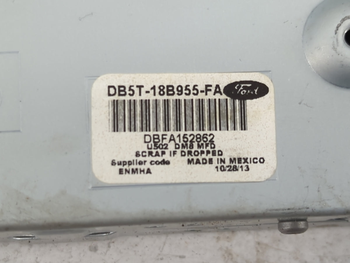 2013-2014 Ford Explorer Information Radio Display Screen 1434121 - Oemusedautoparts1.com