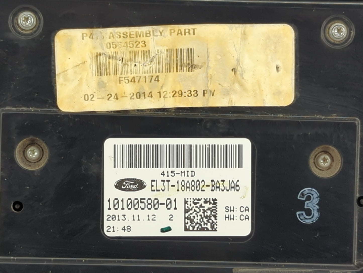 2013-2014 Ford F-150 Radio Control Panel - Oemusedautoparts1.com