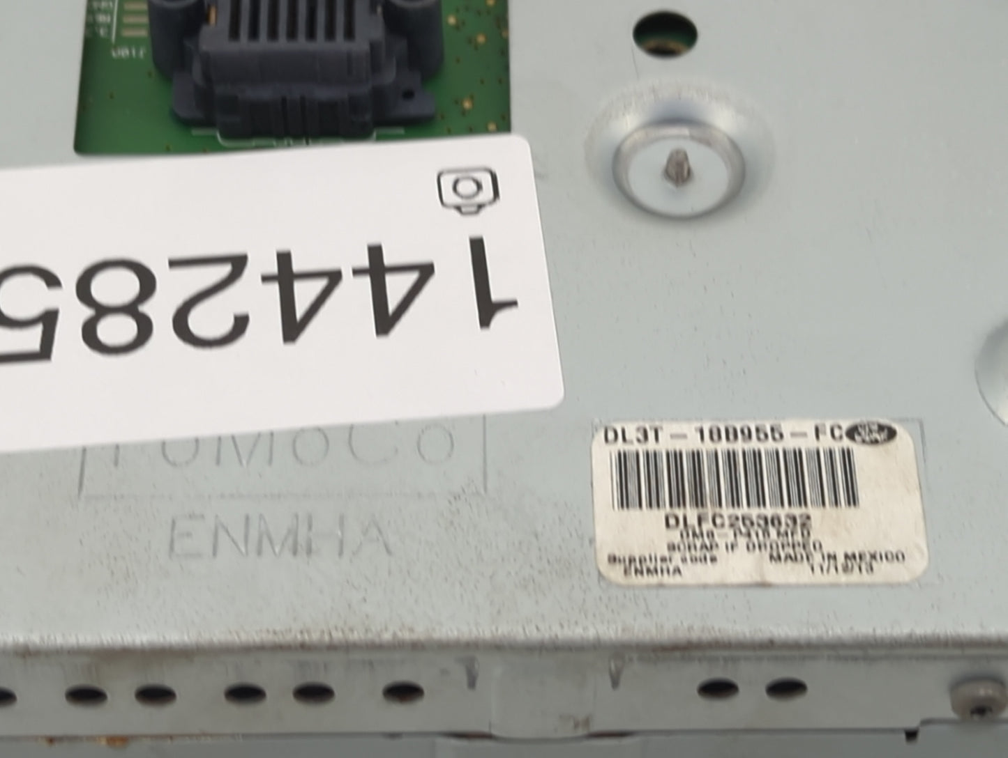 2013-2014 Ford F-150 Radio AM FM Cd Player Receiver Replacement P/N:DL3T-18B955-FC DL3T-18B955-FC Fits Fits 2013 2014 OEM Us