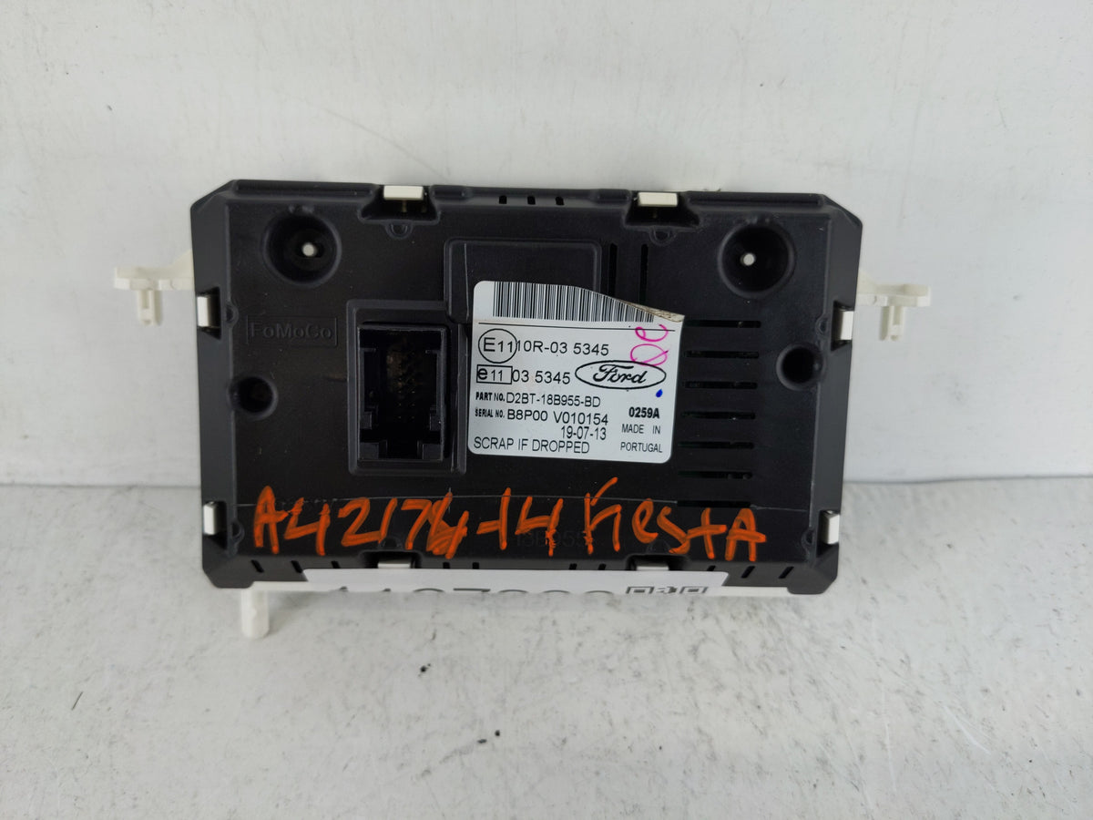 2014-2017 Ford Fiesta Information Radio Display Screen 1127300 - Oemusedautoparts1.com