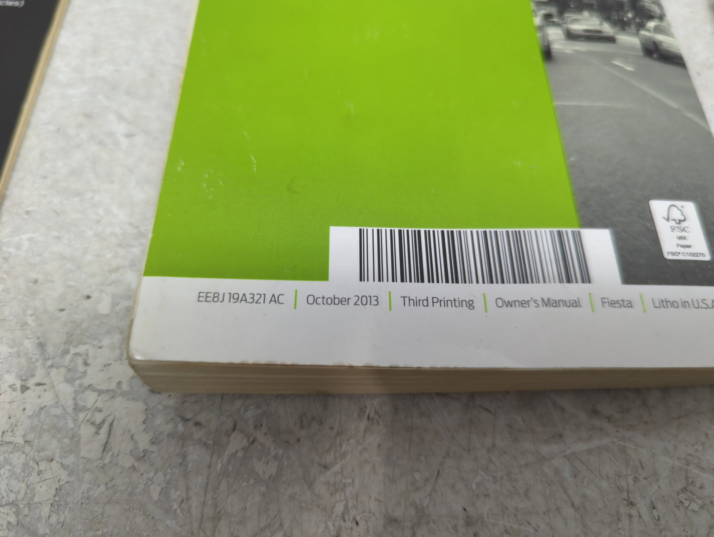 2014 Ford Fiesta Owners Manual Book Guide P/N:EE8J19A321AC OEM Used Auto Parts - Oemusedautoparts1.com