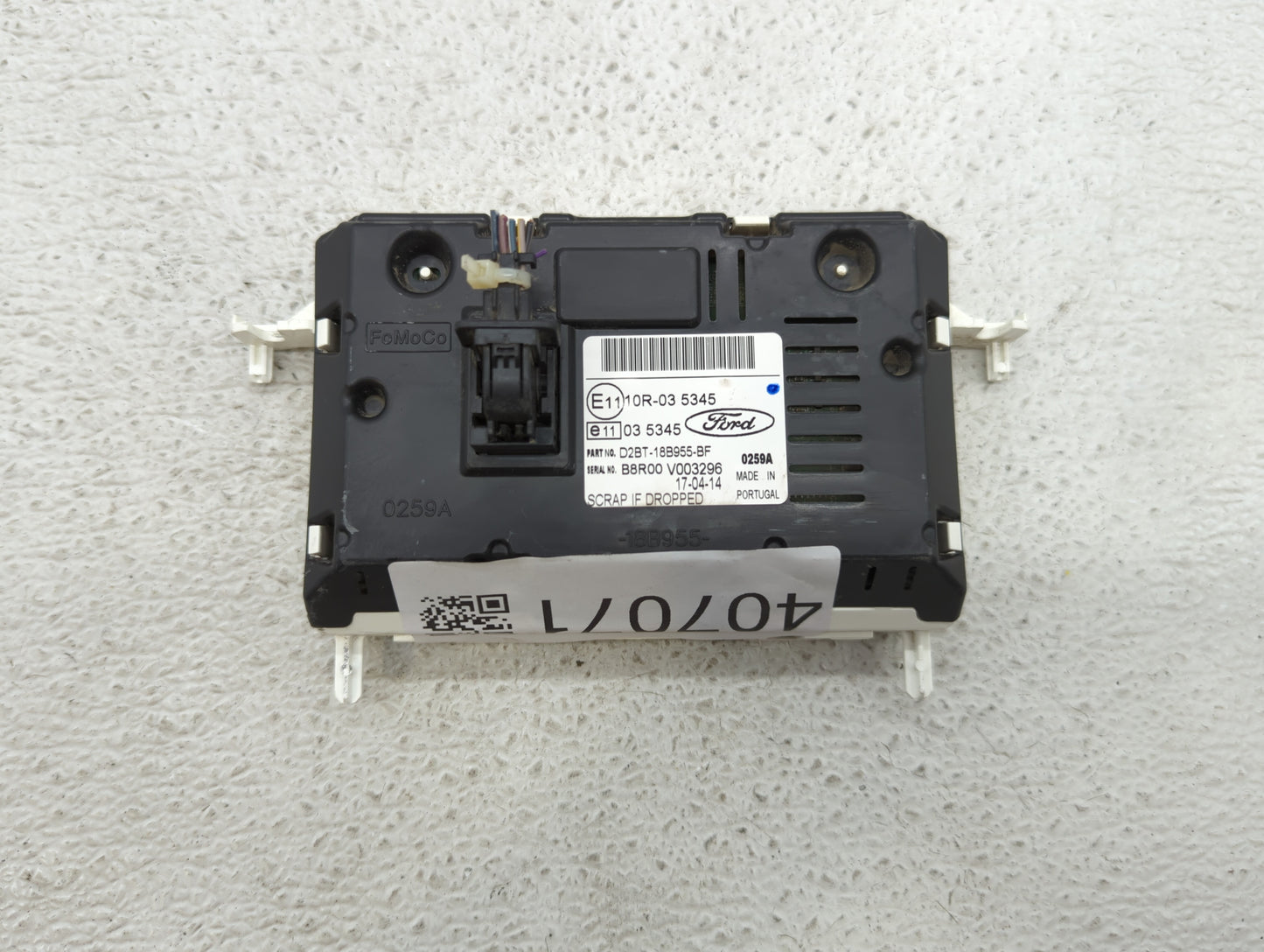 2014-2017 Ford Fiesta Information Display Screen - Oemusedautoparts1.com