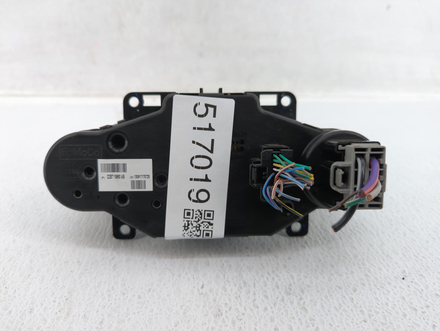 2014 Ford Fiesta Climate Control Module Temperature AC/Heater Replacement P/N:D2BT-19980 AB Fits OEM Used Auto Parts - Oemus