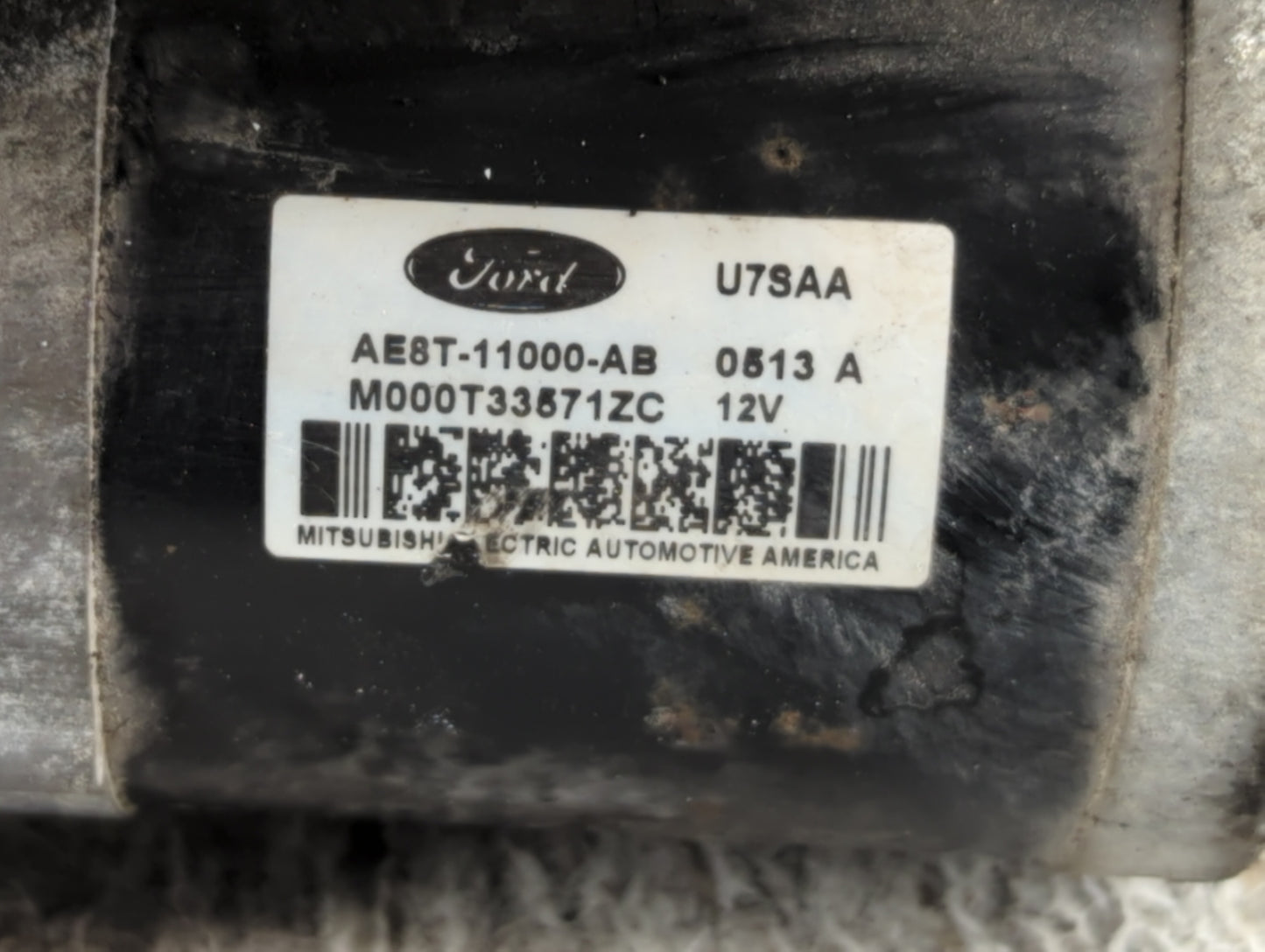 2011-2019 Ford Fiesta Car Starter Motor Solenoid OEM P/N:AE8T-11000-AB Fits Fits 2011 2012 2013 2014 2015 2016 2017 2018 201