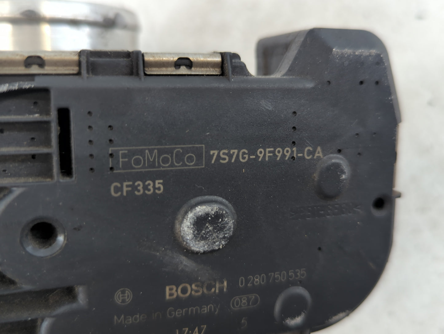 2011-2014 Ford Fiesta Throttle Body P/N:7S7G-9F991-CA Fits Fits 2011 2012 2013 2014 OEM Used Auto Parts - Oemusedautoparts1.