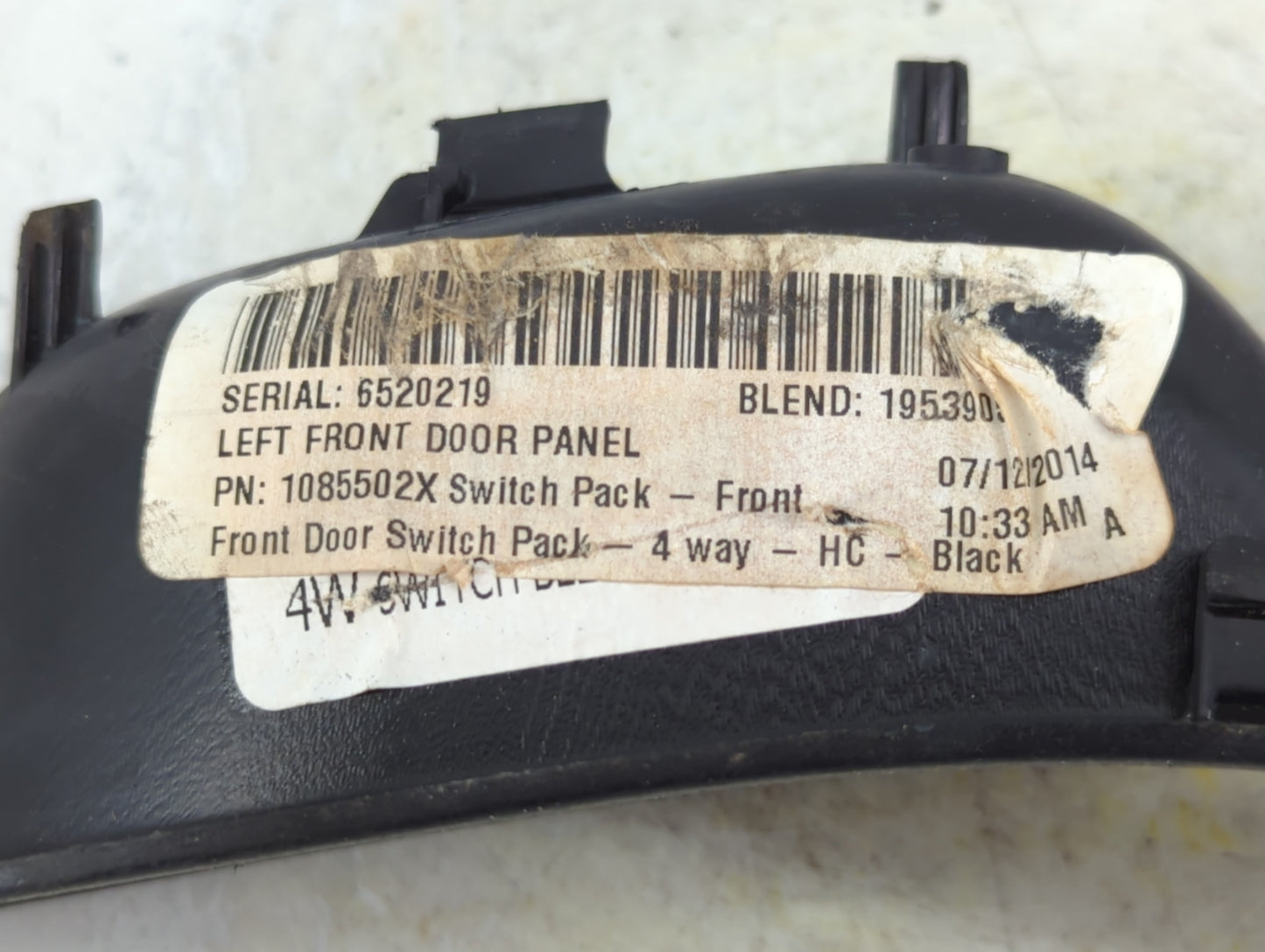 2012-2018 Ford Focus Master Power Window Switch Replacement Driver Side Left P/N:1085502X Fits OEM Used Auto Parts - Oemused