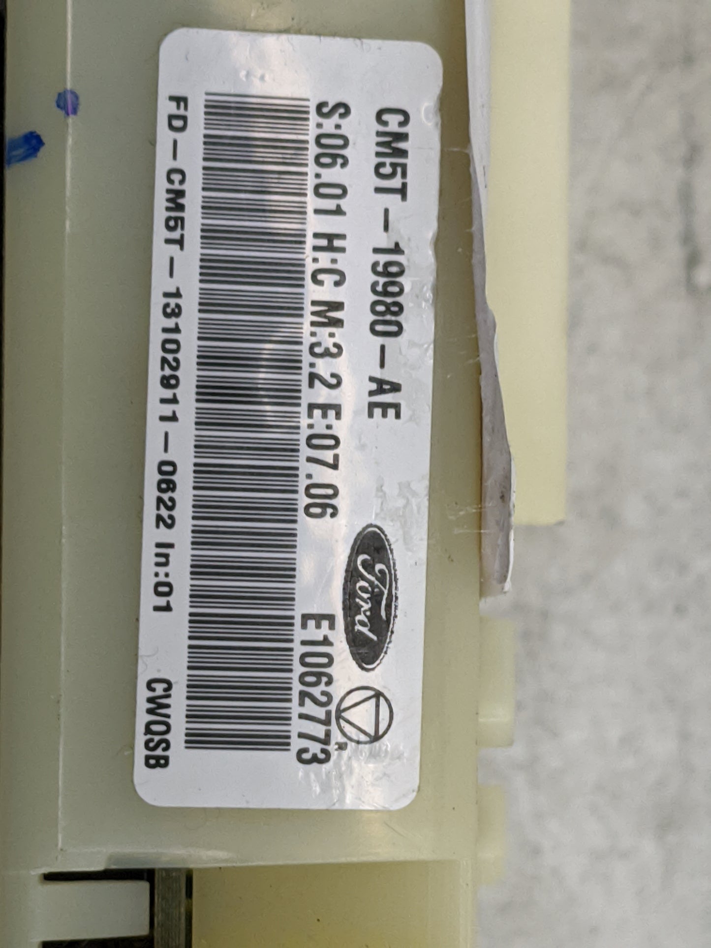 2013-2014 Ford Focus Climate Control Module Temperature AC/Heater Replacement P/N:CM5T-19980-AE Fits Fits 2013 2014 OEM Used
