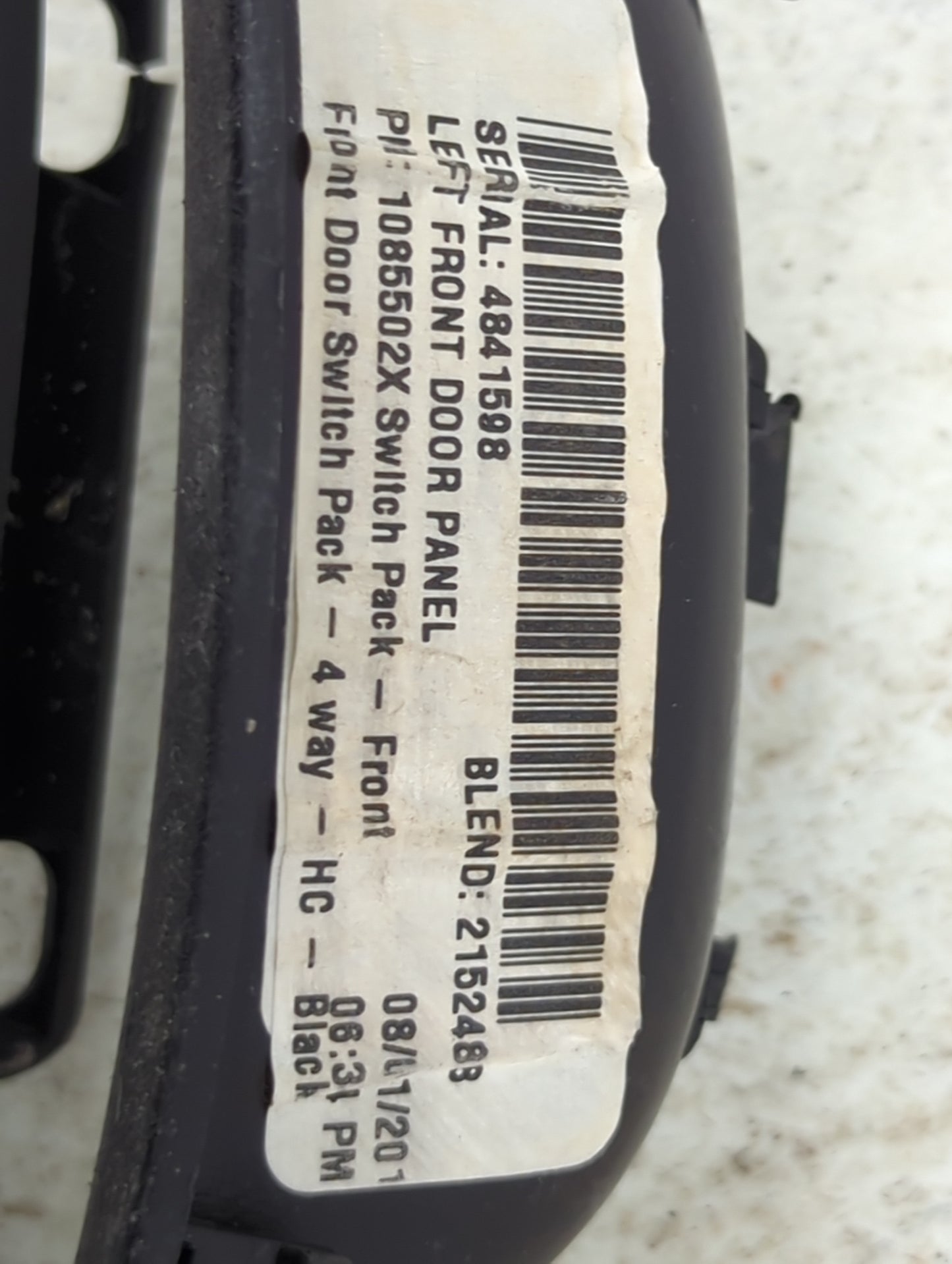 2012-2018 Ford Focus Master Power Window Switch Replacement Driver Side Left P/N:4841598 10855502X Fits OEM Used Auto Parts