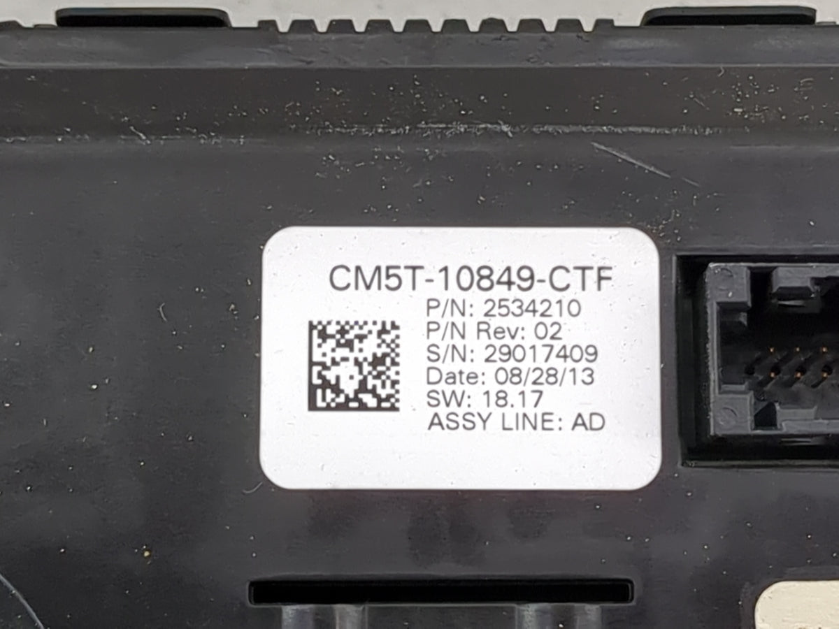 2012-2018 Ford Focus Instrument Cluster Speedometer Gauges P/N:CM5T-10849-CTF Miles:137K Fits OEM Used Auto Parts - Oemuseda