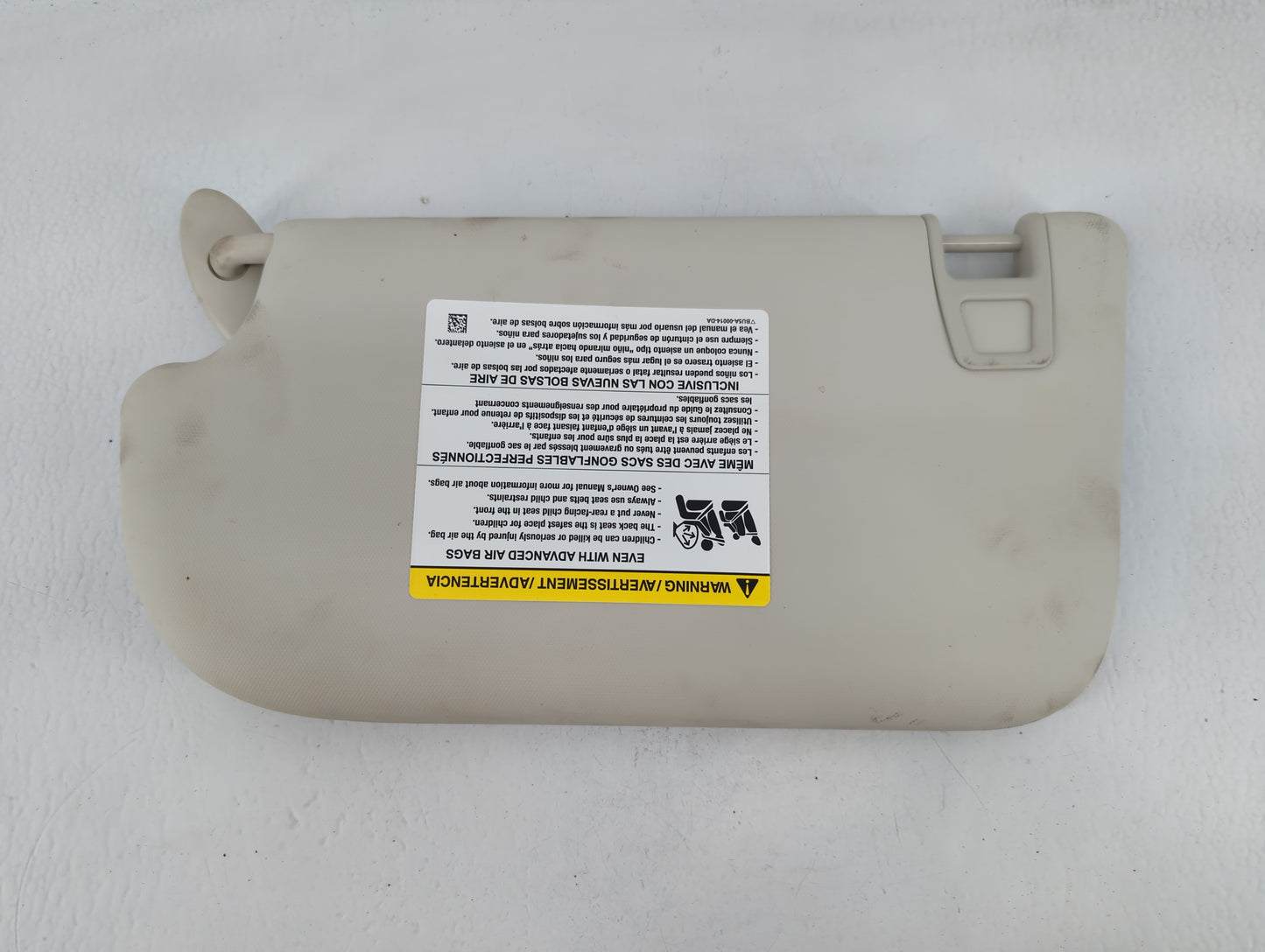 2013-2018 Ford Focus Sun Visor Shade Replacement Passenger Right Mirror Fits Fits 2013 2014 2015 2016 2017 2018 OEM Used Aut