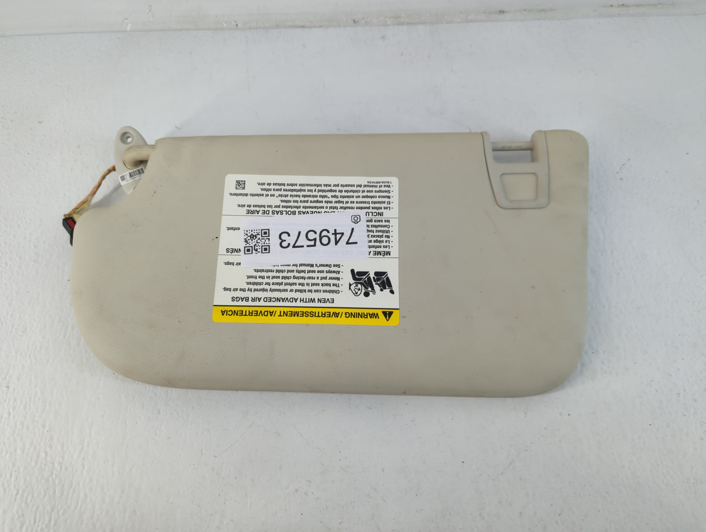 2013-2018 Ford Focus Sun Visor Shade Replacement Passenger Right Mirror Fits Fits 2013 2014 2015 2016 2017 2018 OEM Used Aut