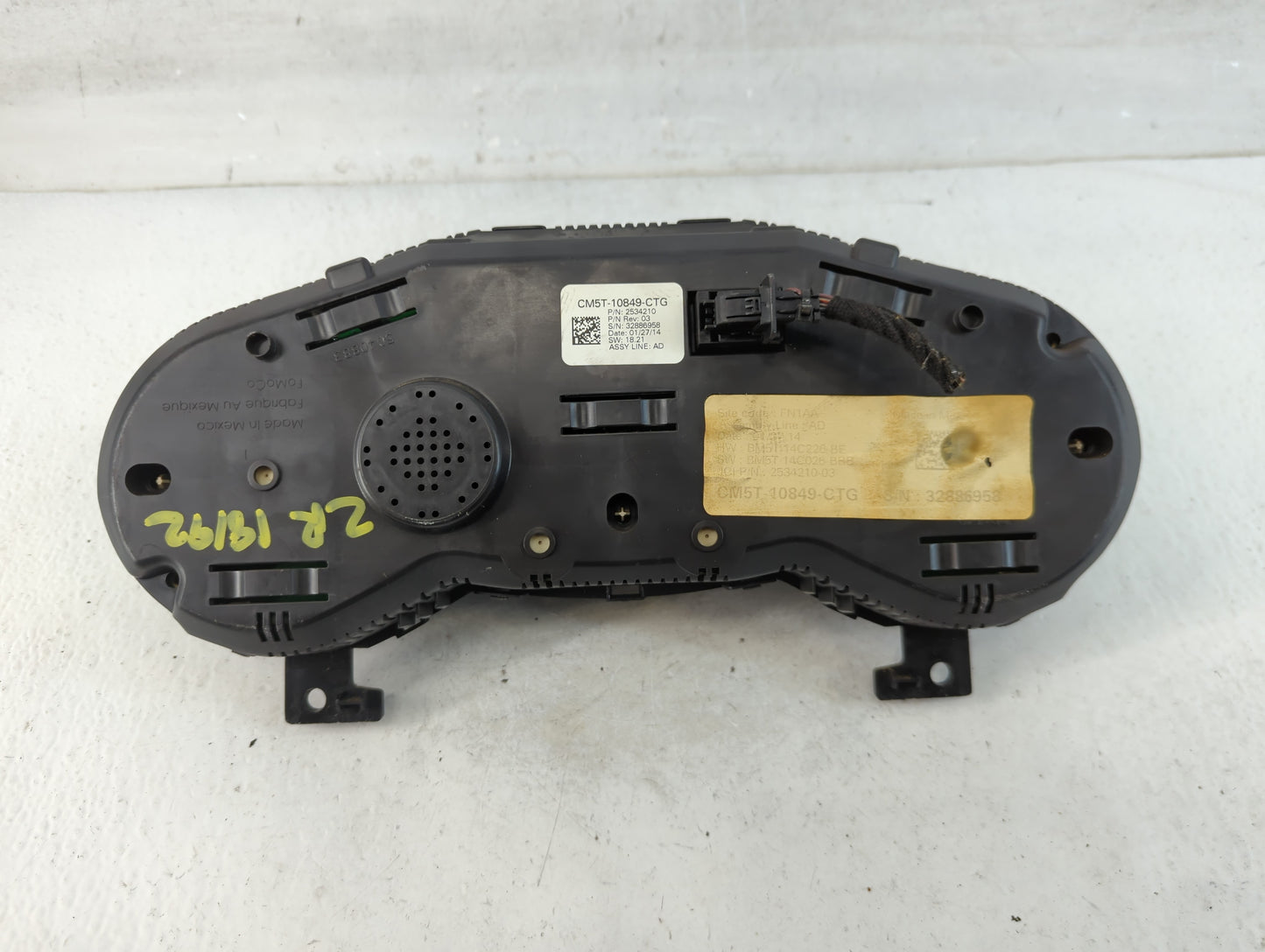 2013-2014 Ford Focus Instrument Cluster Speedometer Gauges P/N:CM5T-10849-CTG Fits Fits 2013 2014 OEM Used Auto Parts - Oemu