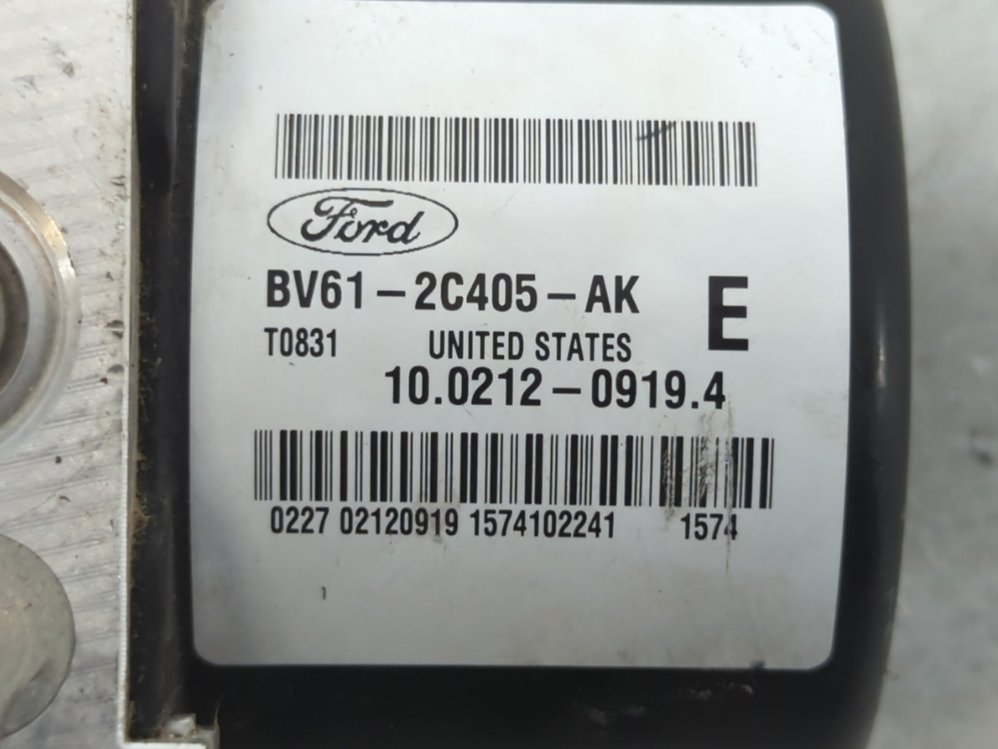 2014 Ford Focus ABS Pump Control Module Replacement P/N:BV61-2C405-AK Fits OEM Used Auto Parts - Oemusedautoparts1.com
