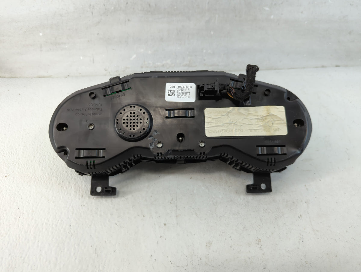 2014 Ford Focus Instrument Cluster Speedometer Gauges P/N:CM5T-10849-CTG Miles:1K Fits OEM Used Auto Parts - Oemusedautopart