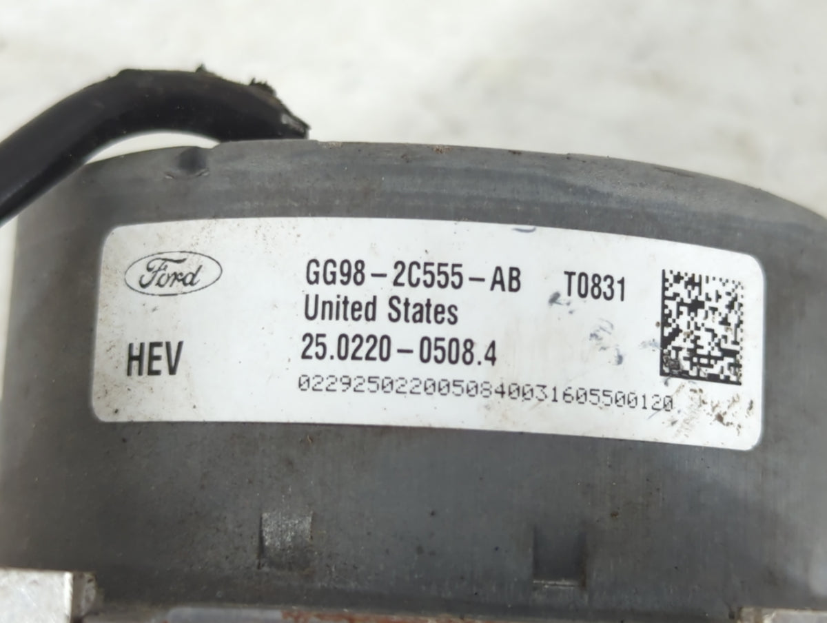 2014 Ford Fusion Anti-Lock Brake ABS Pump Module Actuator OEM P/N:GG98-2C555-AB Fits Fits 2015 OEM Used Auto Parts - Oemused