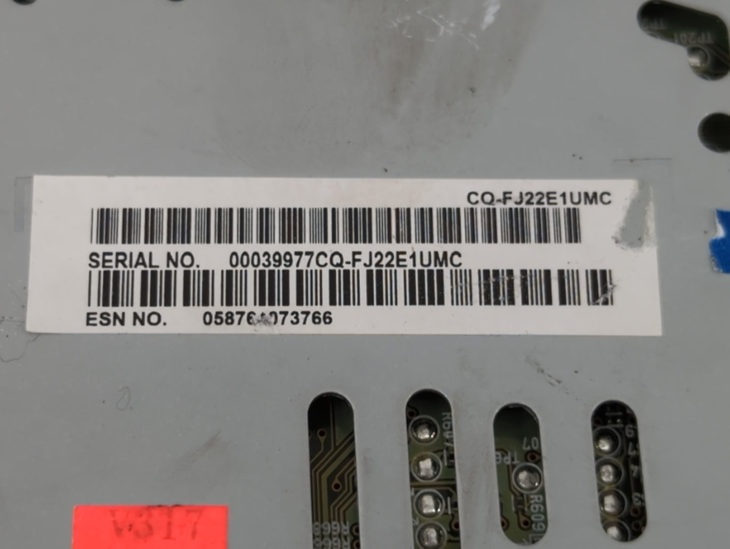 2013-2015 Ford Fusion Radio AM FM Cd Player Receiver Replacement Fits Fits 2013 2014 2015 OEM Used Auto Parts - Oemusedautop
