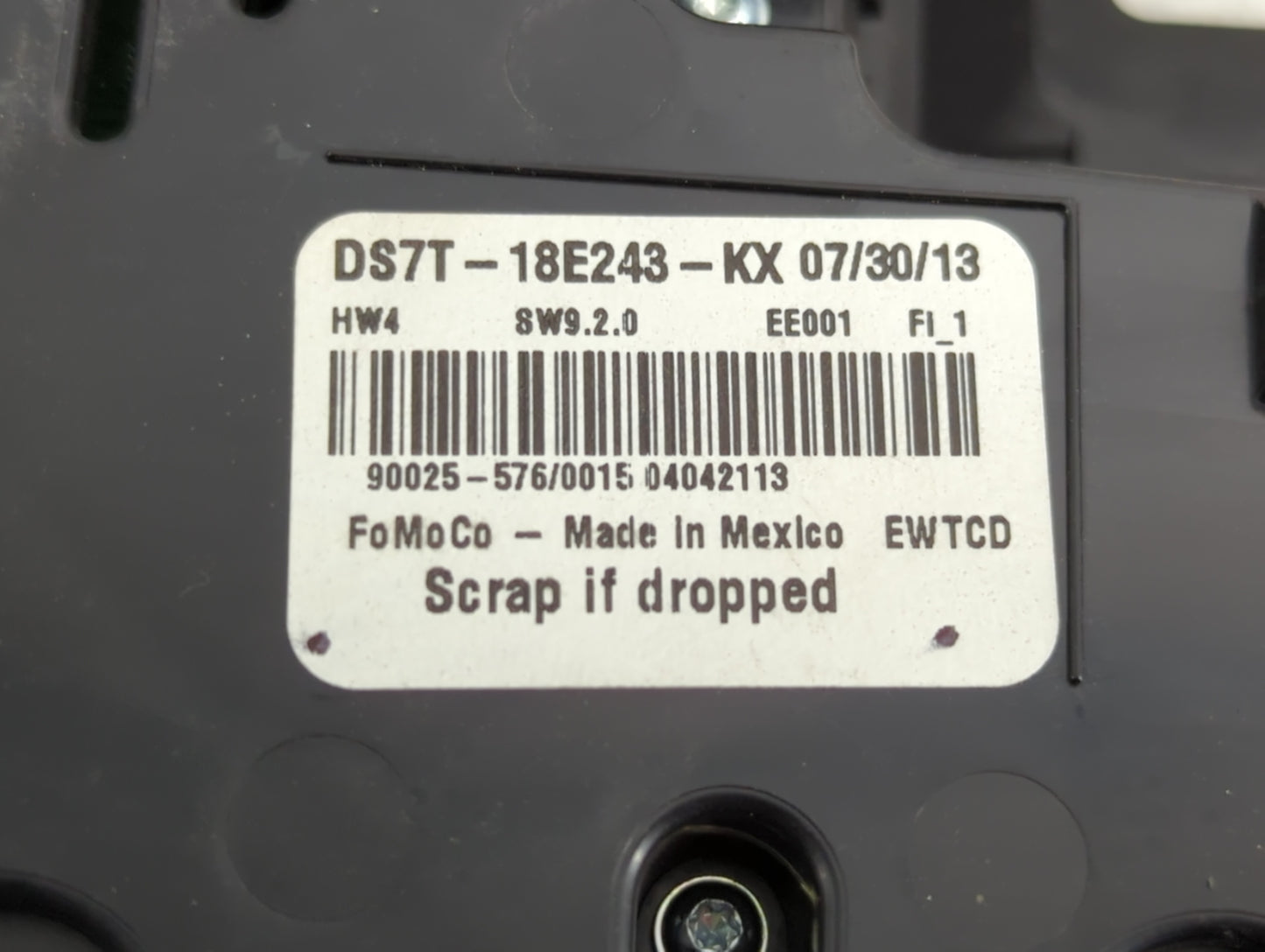 2014-2014 Ford Fusion Radio Control Panel - Oemusedautoparts1.com