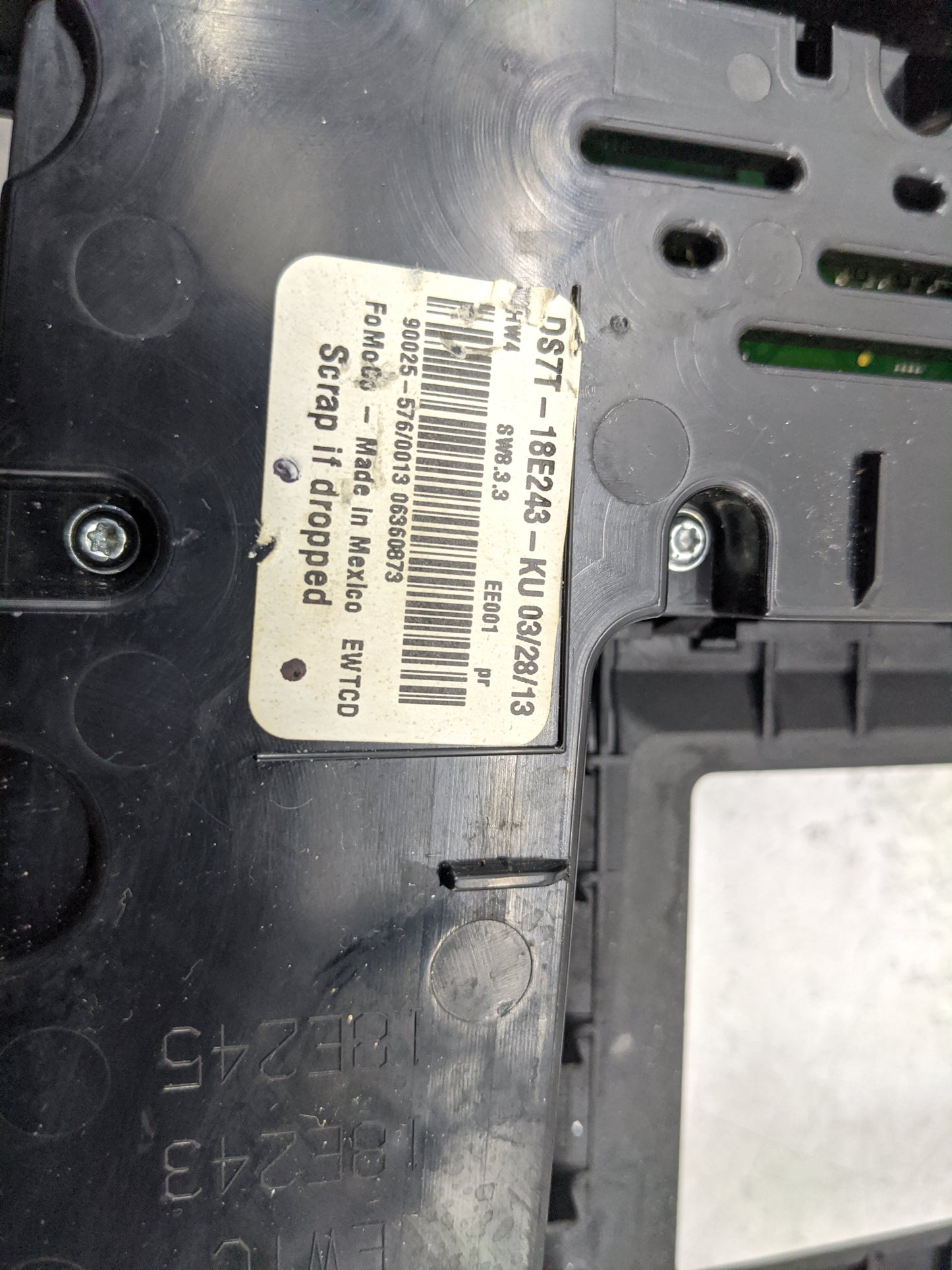 2013-2015 Ford Fusion Radio Control Panel - Oemusedautoparts1.com