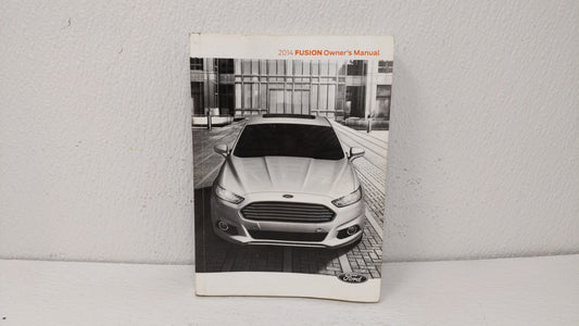 2014 Ford Fusion Owners Manual Book Guide OEM Used Auto Parts