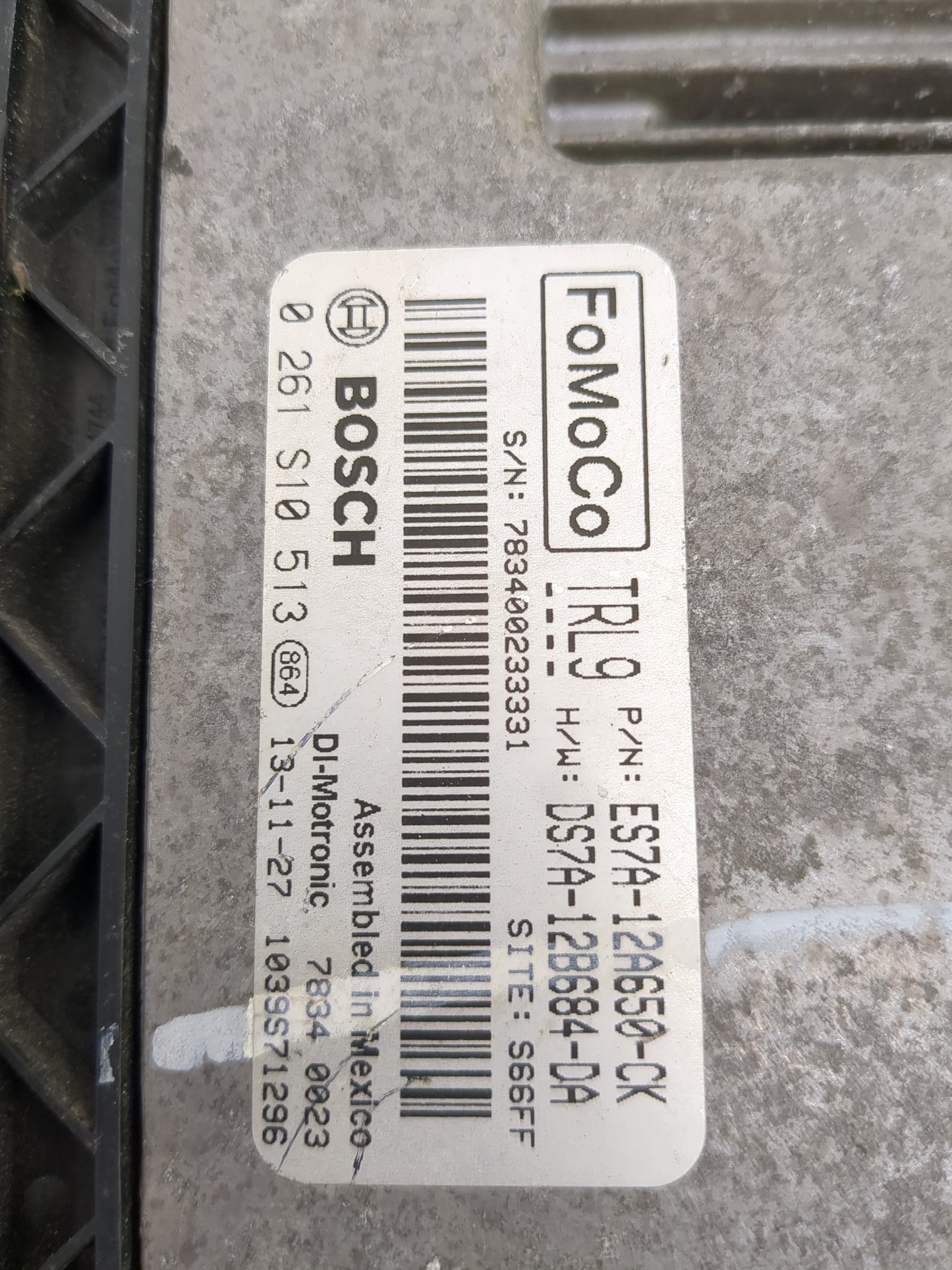 2014-2016 Ford Fusion PCM Engine Control Computer ECU ECM PCU OEM P/N:DS7A-12B684-DA Fits Fits 2014 2015 2016 OEM Used Auto