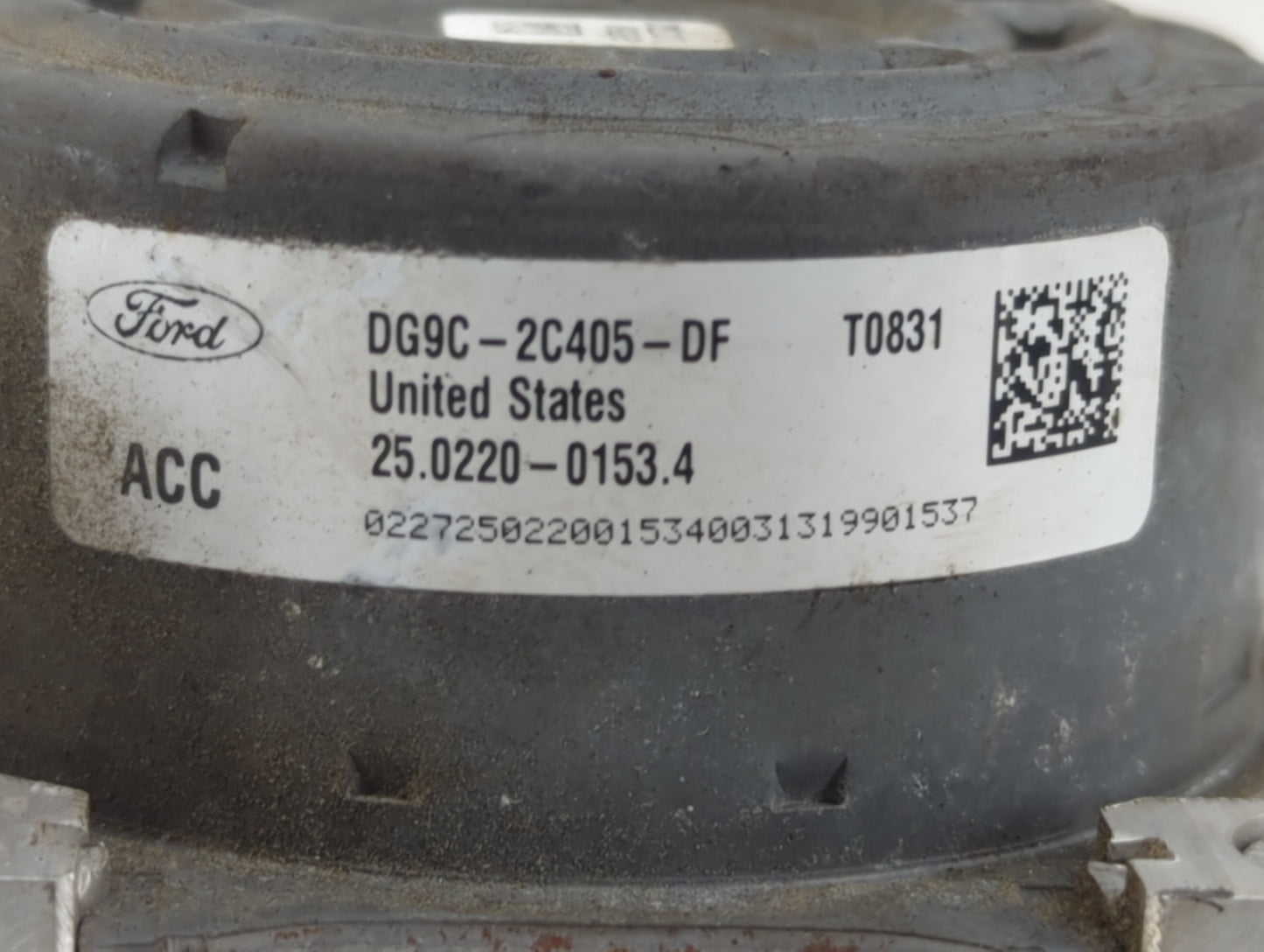 2014-2016 Ford Fusion ABS Pump Control Module Replacement P/N:DG9C-2C405-DF Fits Fits 2014 2015 2016 OEM Used Auto Parts - O