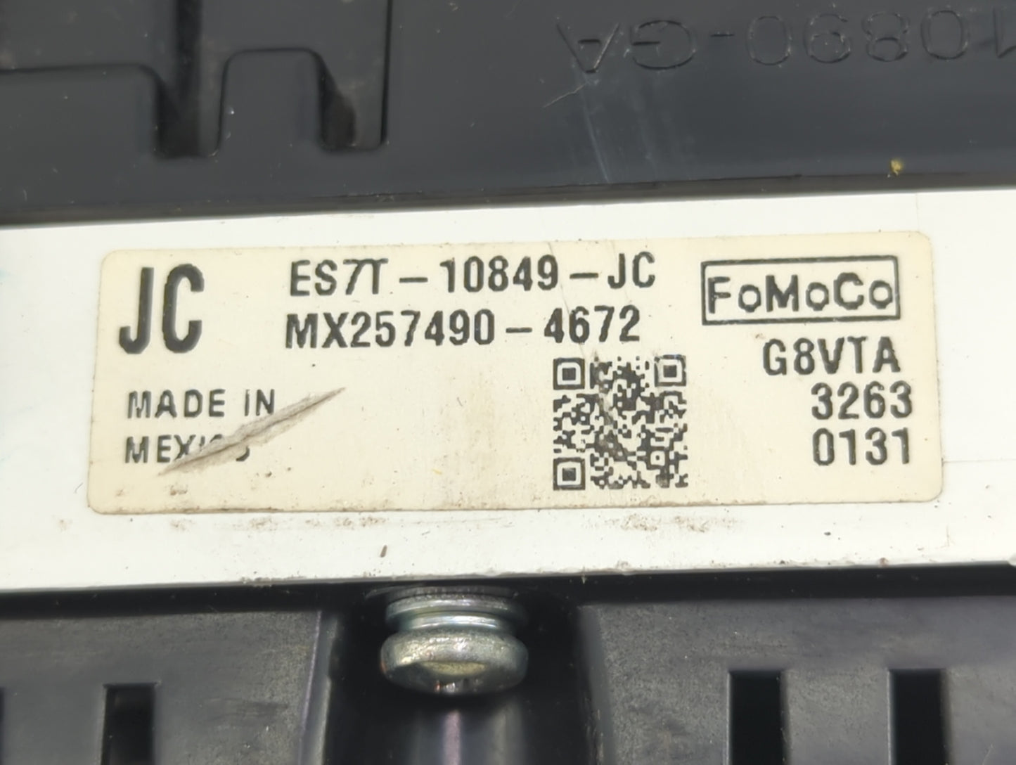 2014 Ford Fusion Instrument Cluster Speedometer Gauges P/N:ES7T-10849-JC MX257490-4672 Fits OEM Used Auto Parts - Oemusedaut
